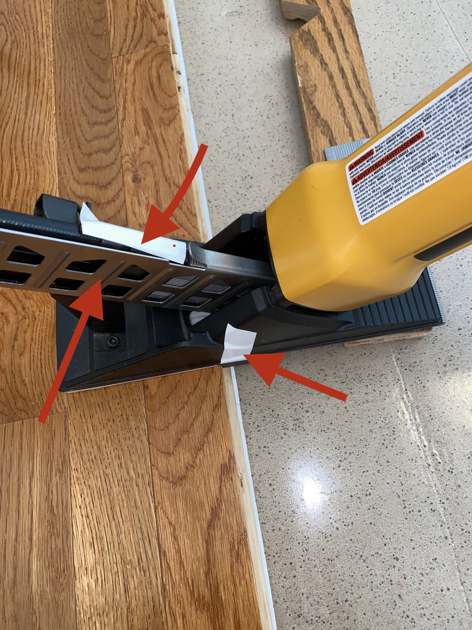 Bostitch Staples Flooring Pneumatic Nailer customer photo 1