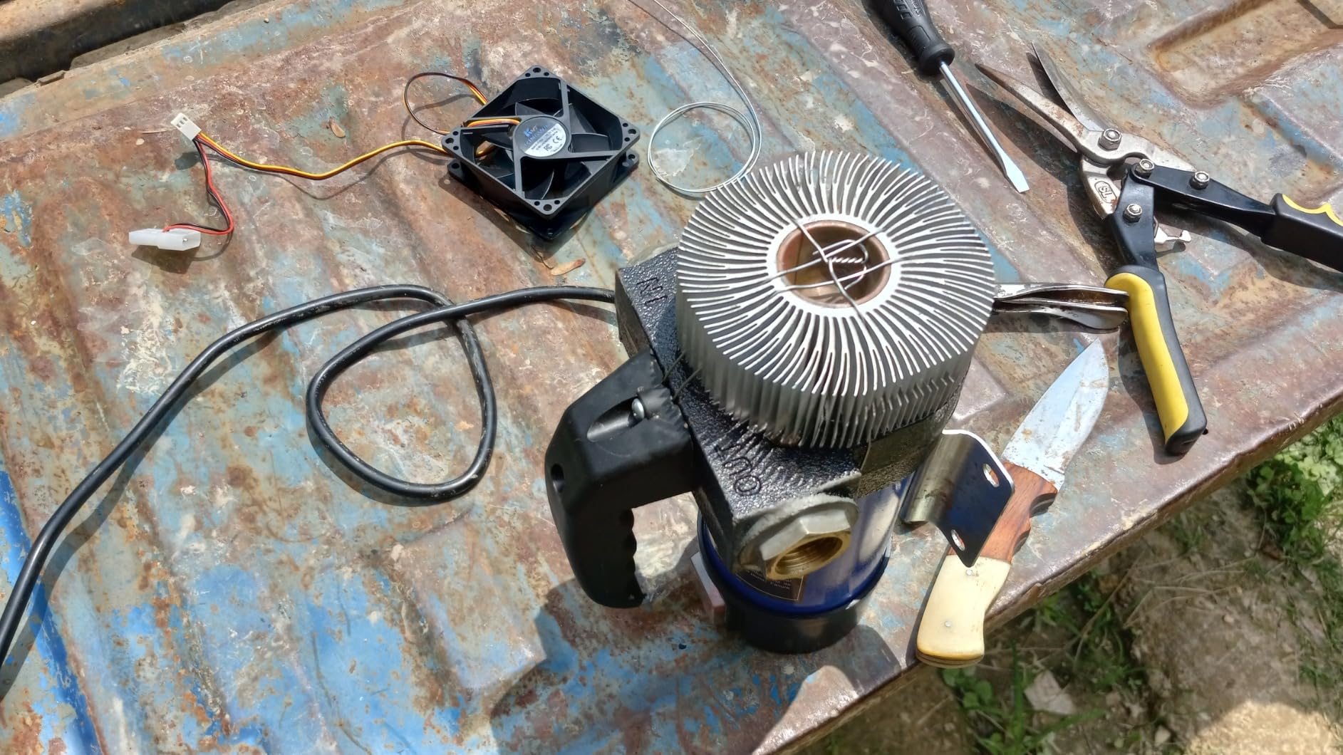 Orion Motor Tech Diesel Transfer Pump, 12 Volt Fuel Transfer Pump with Nozzle Hoses for Transferring Diesel, Kerosene, Self Priming DC Electric Fuel Pump Kit, Oil Not Included customer photo 2