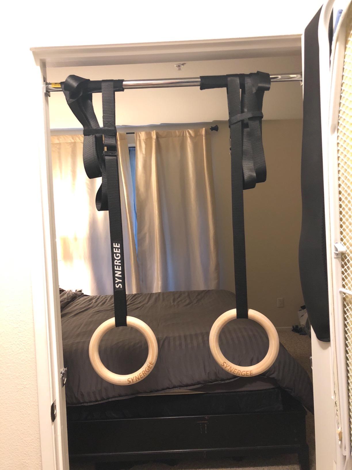 Synergee Wooden Gym Rings - 1.25