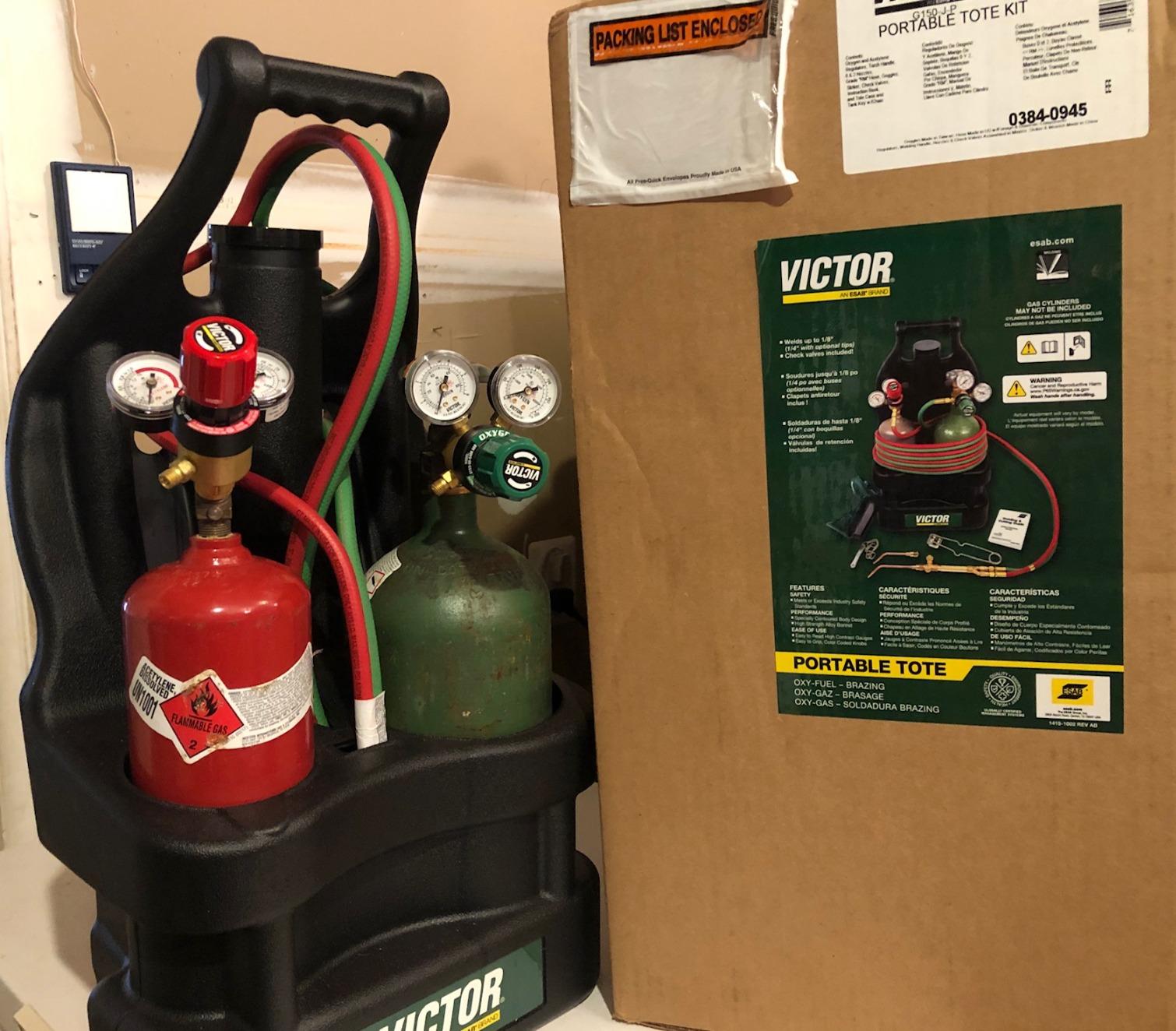 ESAB Victor 0384-0945 G150 J-P Light Duty Gas Welding Outfit Tote Kit Without Tanks customer photo 2