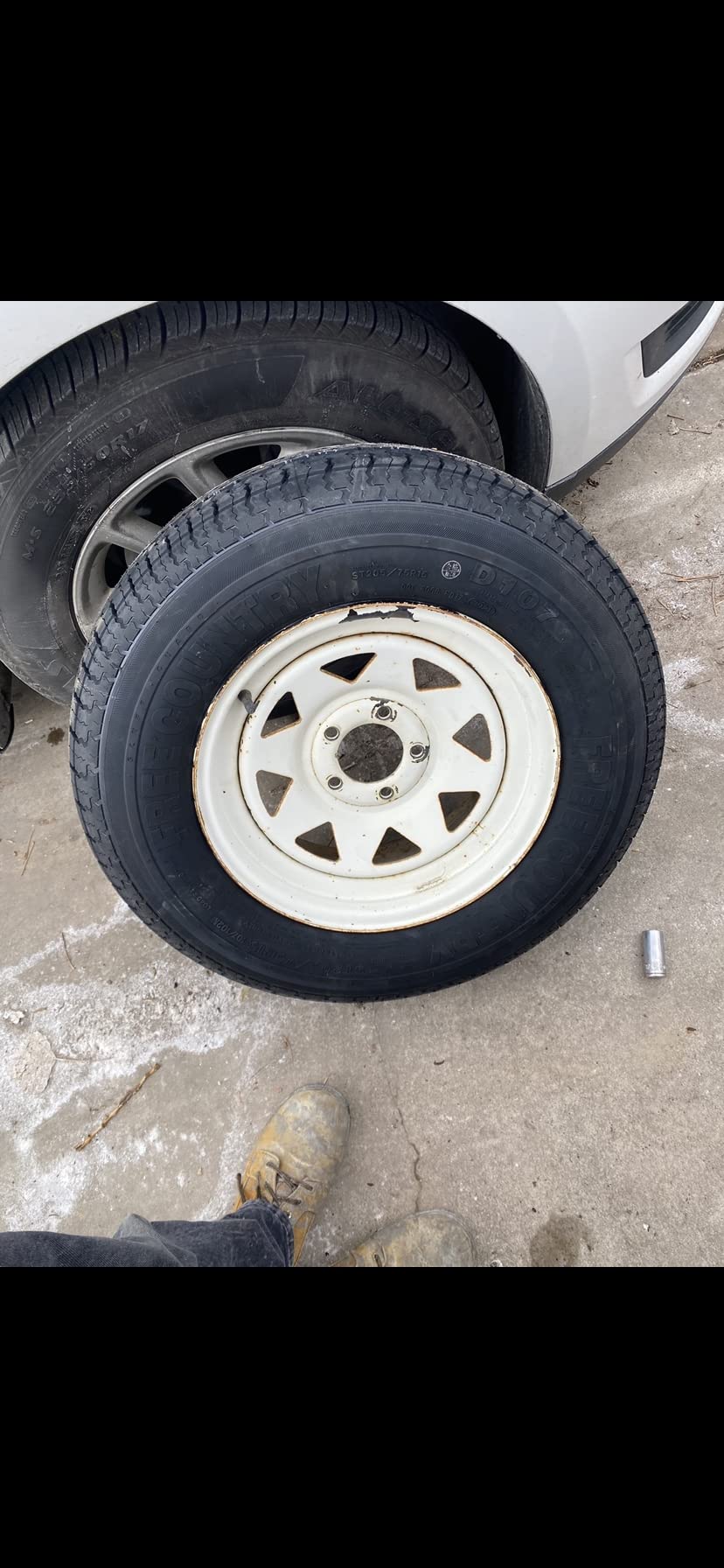 Free Country Grand Ride Set 4 Trailer Tires ST205/75R15 205/75R15 8-Ply Load Range D Steel Belted Radial with Side Scuff Guard customer photo 1