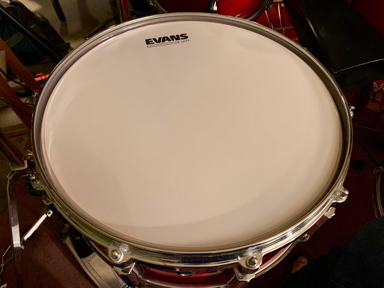 Evans UV1 Coated Snare Drum Head / Tom Drumhead, 14 Inch customer photo 1