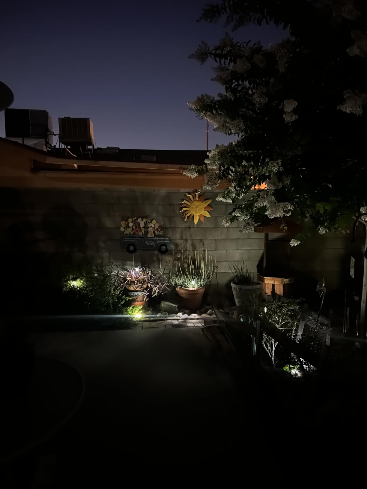 GIGALUMI Solar Lights Outdoor Waterproof, 12 Pack, Stainless Steel LED Solar Garden Lights for Patio, Lawn, Yard and Landscape, Cold White customer photo 2