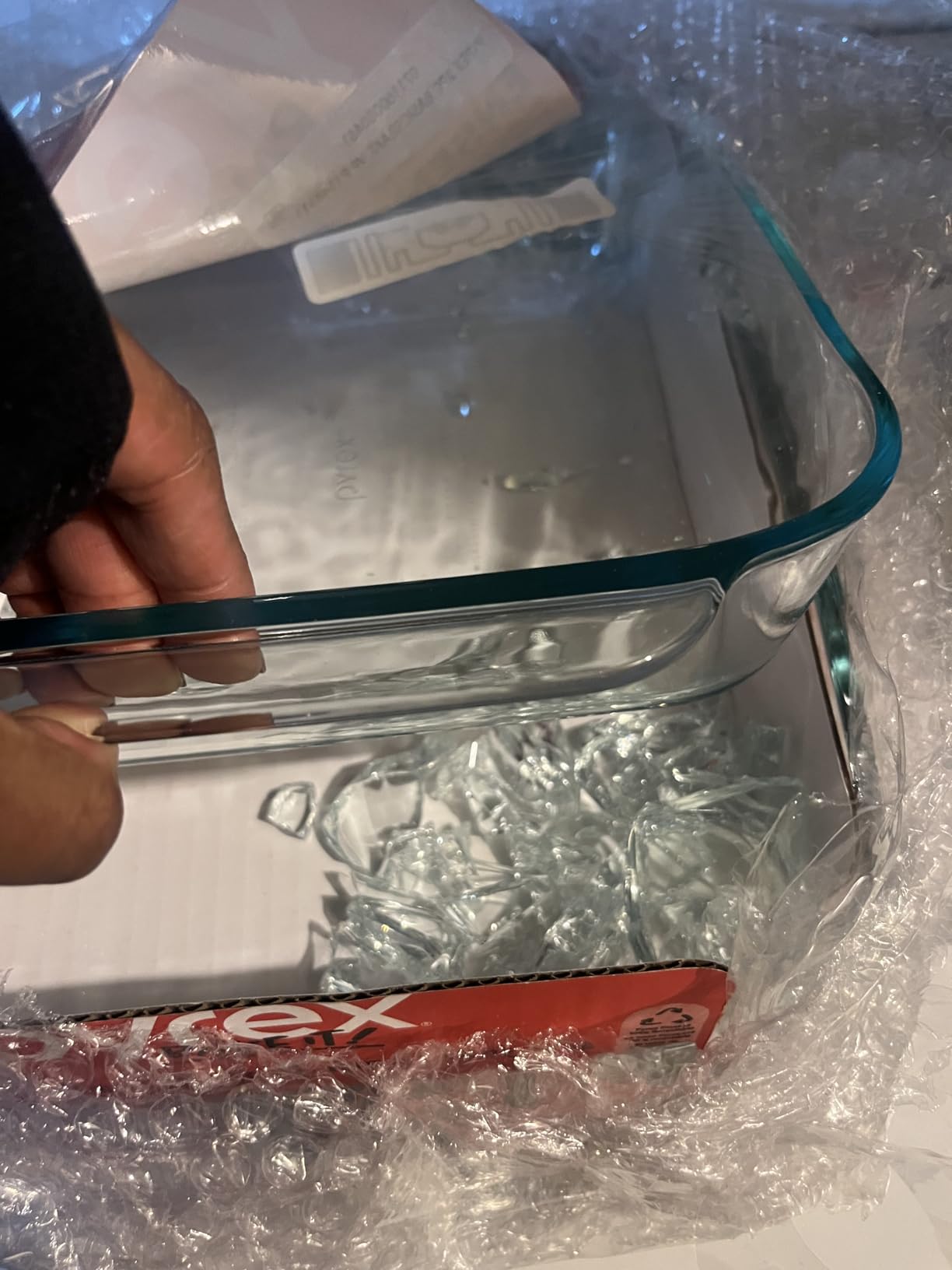Pyrex Clear Glass Baking Dishes Set - Models 233 (3-Qt) Rectangular and 222 (2-Qt) Square - Glass Oven Bakeware customer photo 1