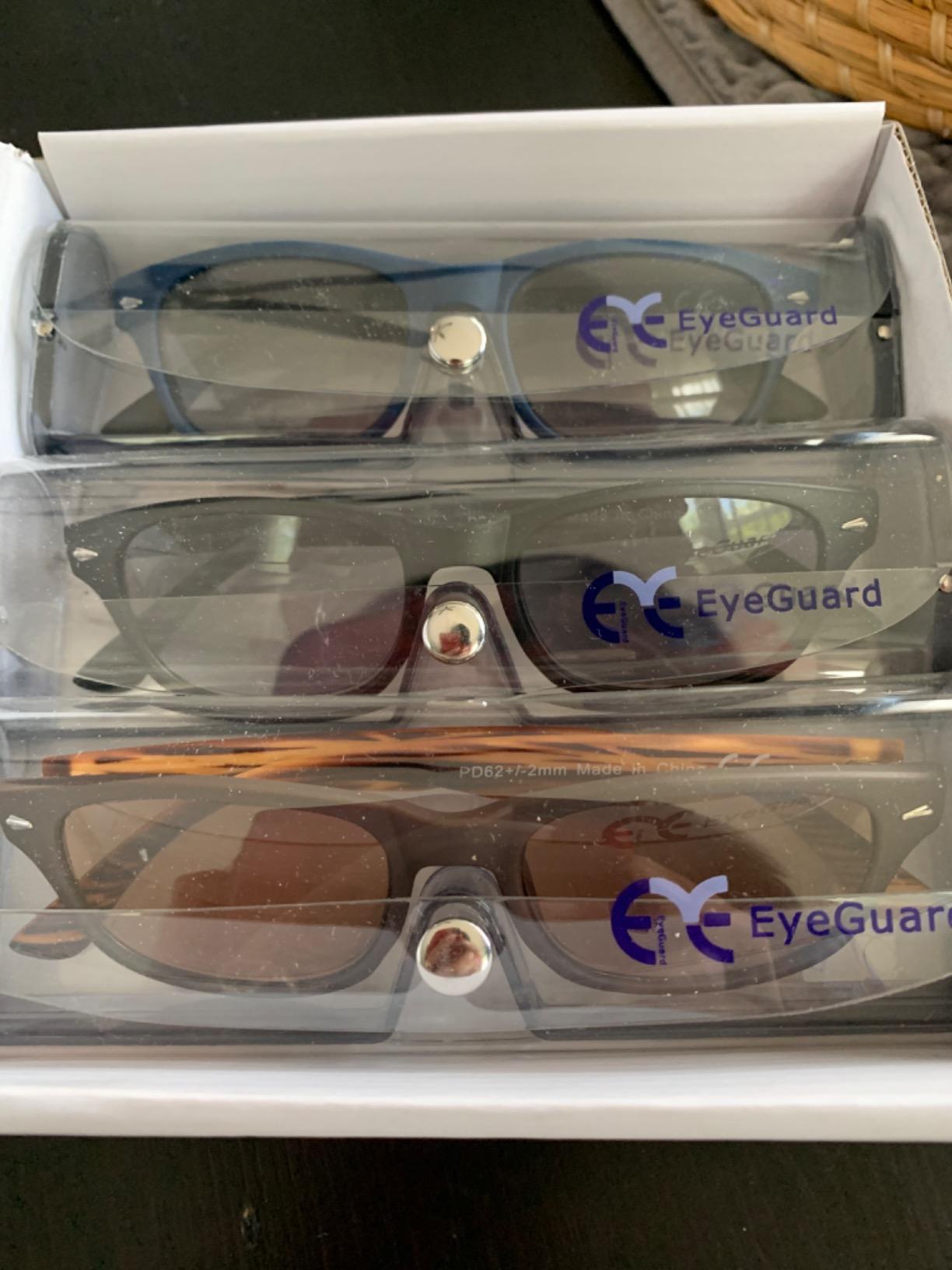 EYEGUARD 3 Pack Unisex Classic of Style Sunglasses Readers Outdoor Reading Glasses for Men and Women 1.50- Not Bifocals customer photo 2