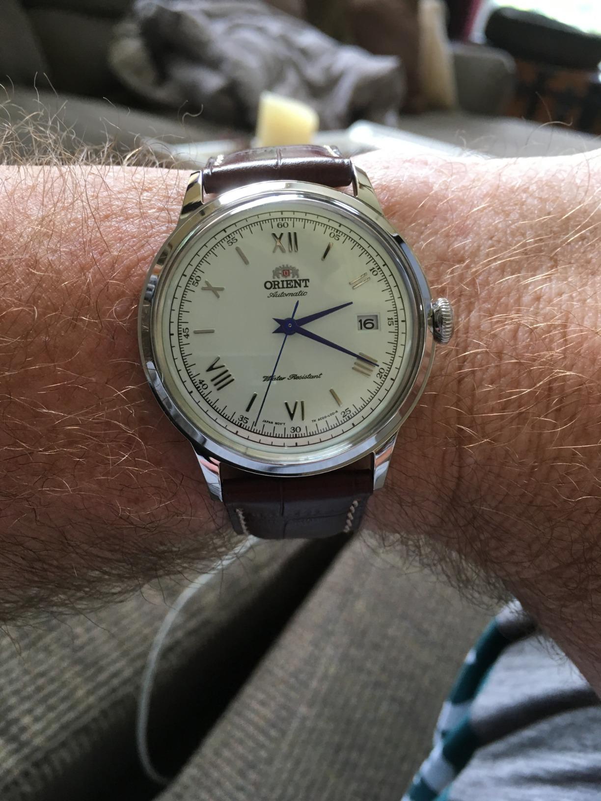 Orient Bambino Version 2 Automatic/Hand-Winding Wrist Watch 40.5mm customer photo 2