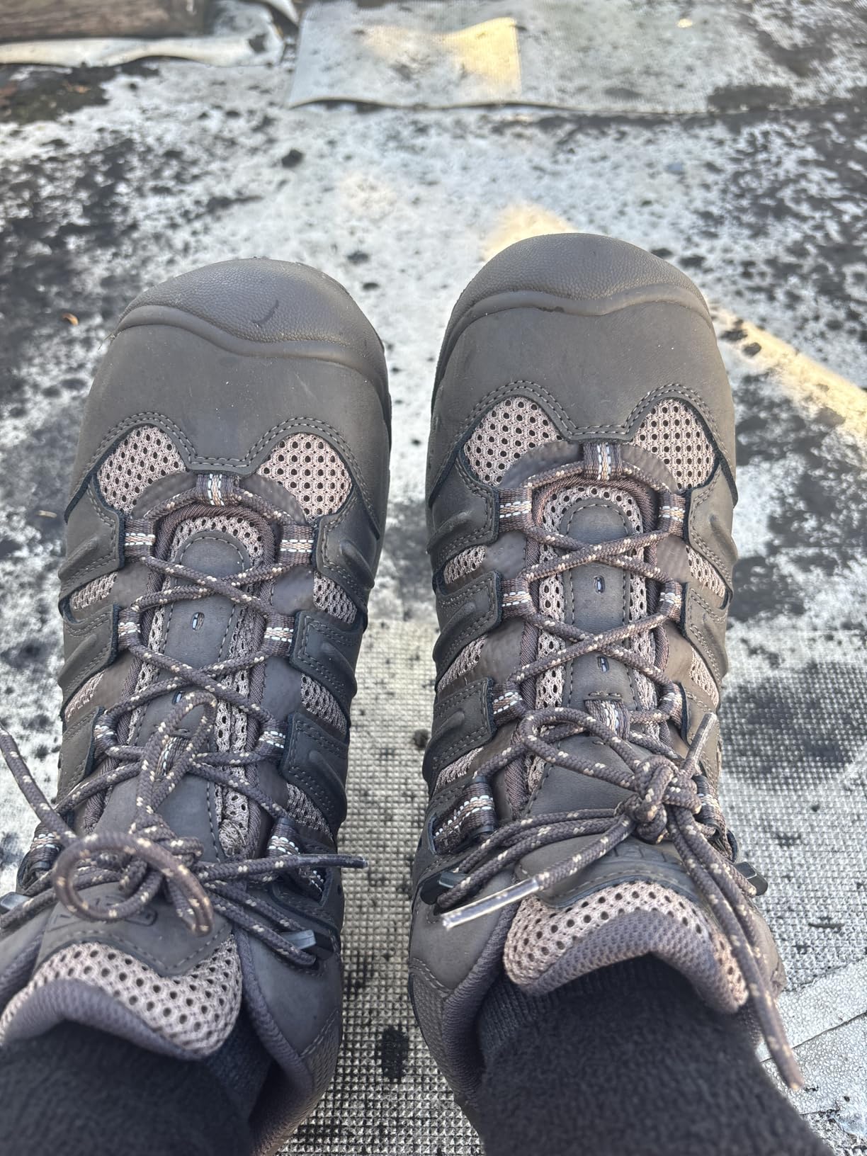 KEEN Utility Men's Lansing Mid Height Steel Toe Waterproof Work Boots customer photo 2
