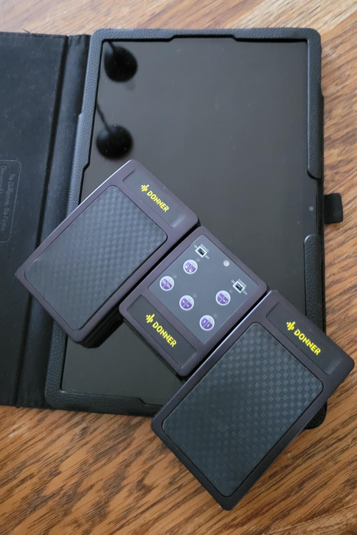 Donner Wireless Bluetooth Page Turner Pedal for iPad Tablets Phone Foot Pedal Rechargeable customer photo 2