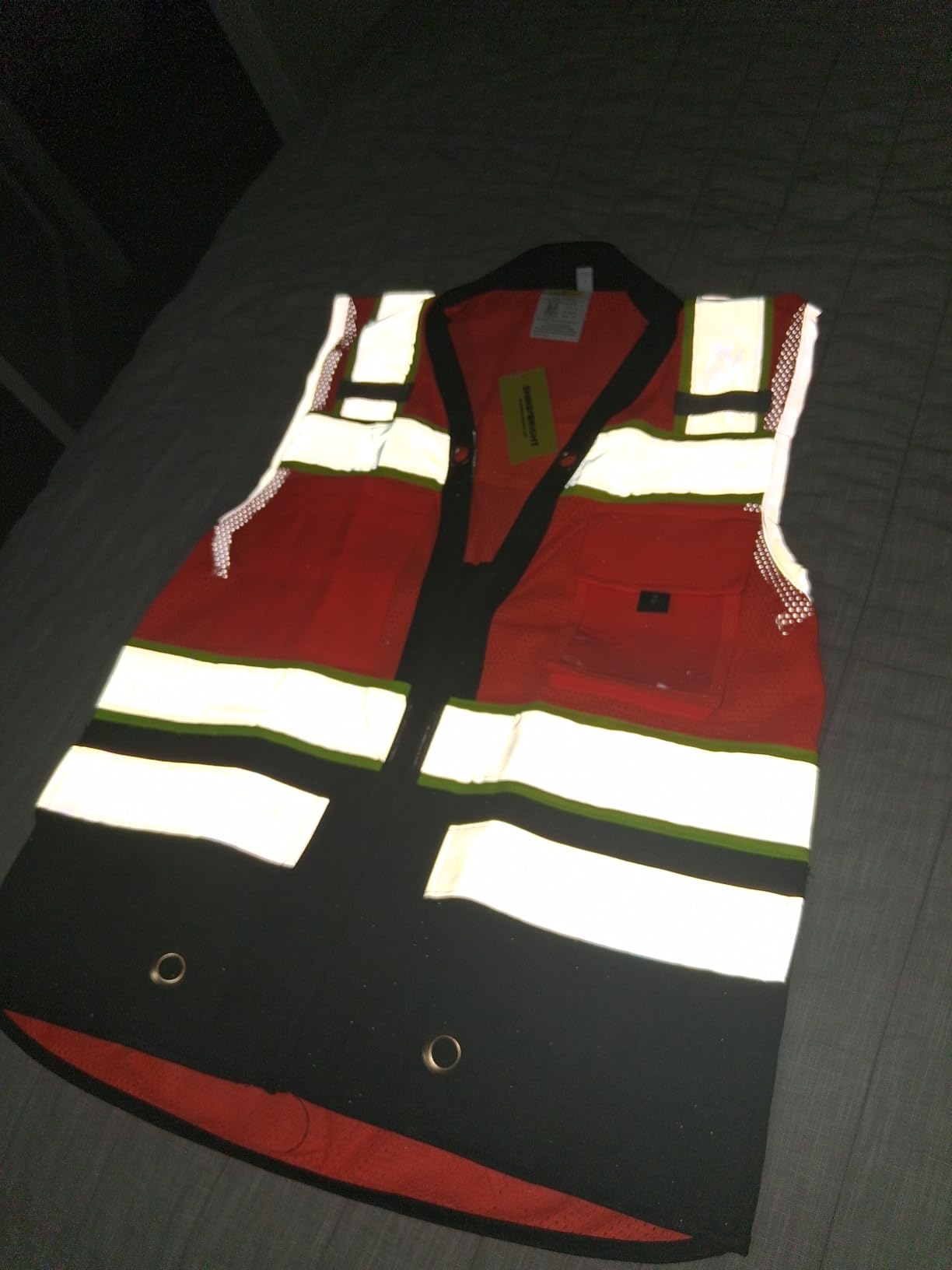 Shine Bright Safety Vest - High Visibility with Reflective Straps and Pockets - Premium, Soft, Durable, and Breathable customer photo 1