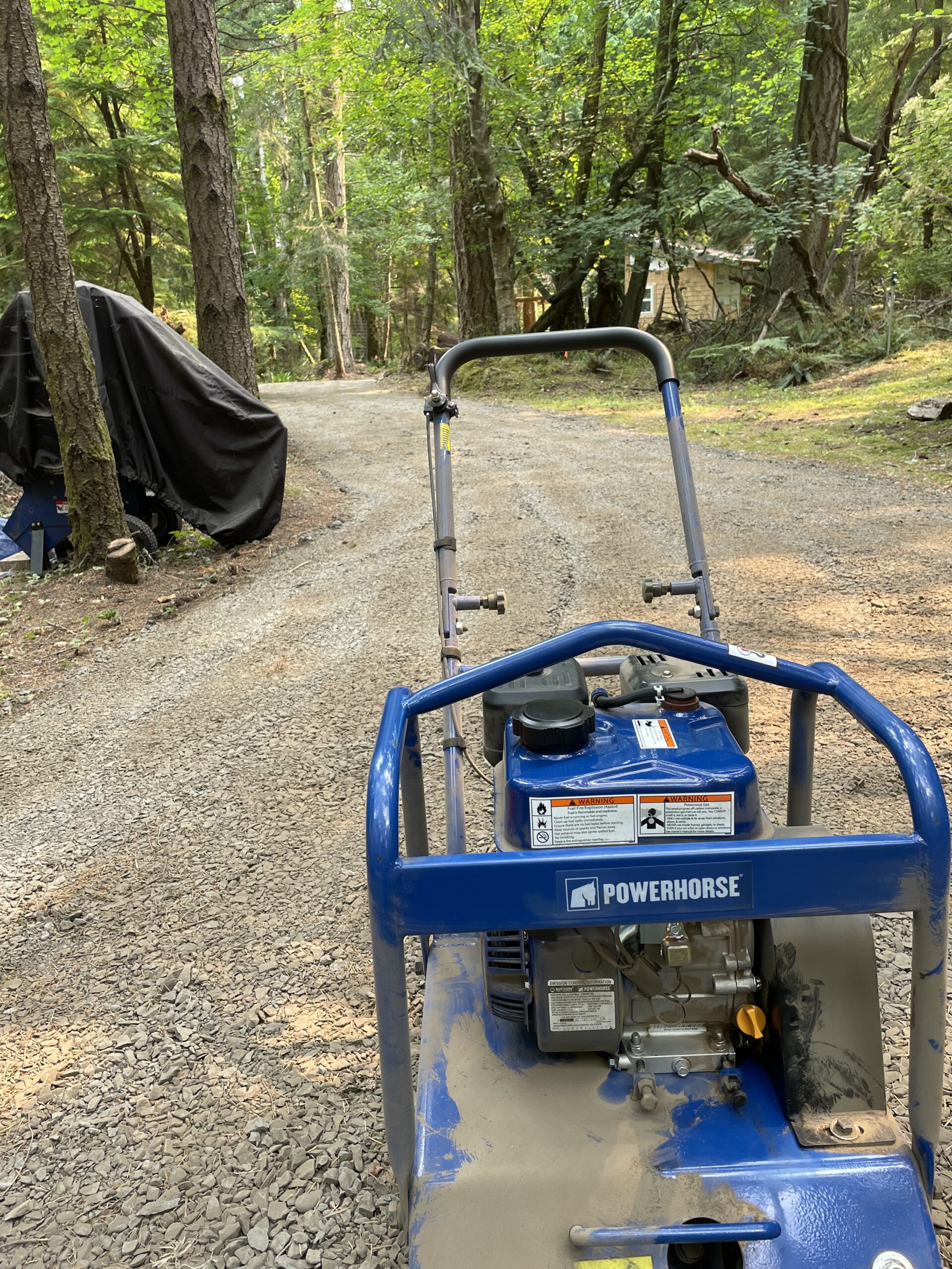 Single-Direction Plate Compactor - with 7 HP Engine customer photo 1