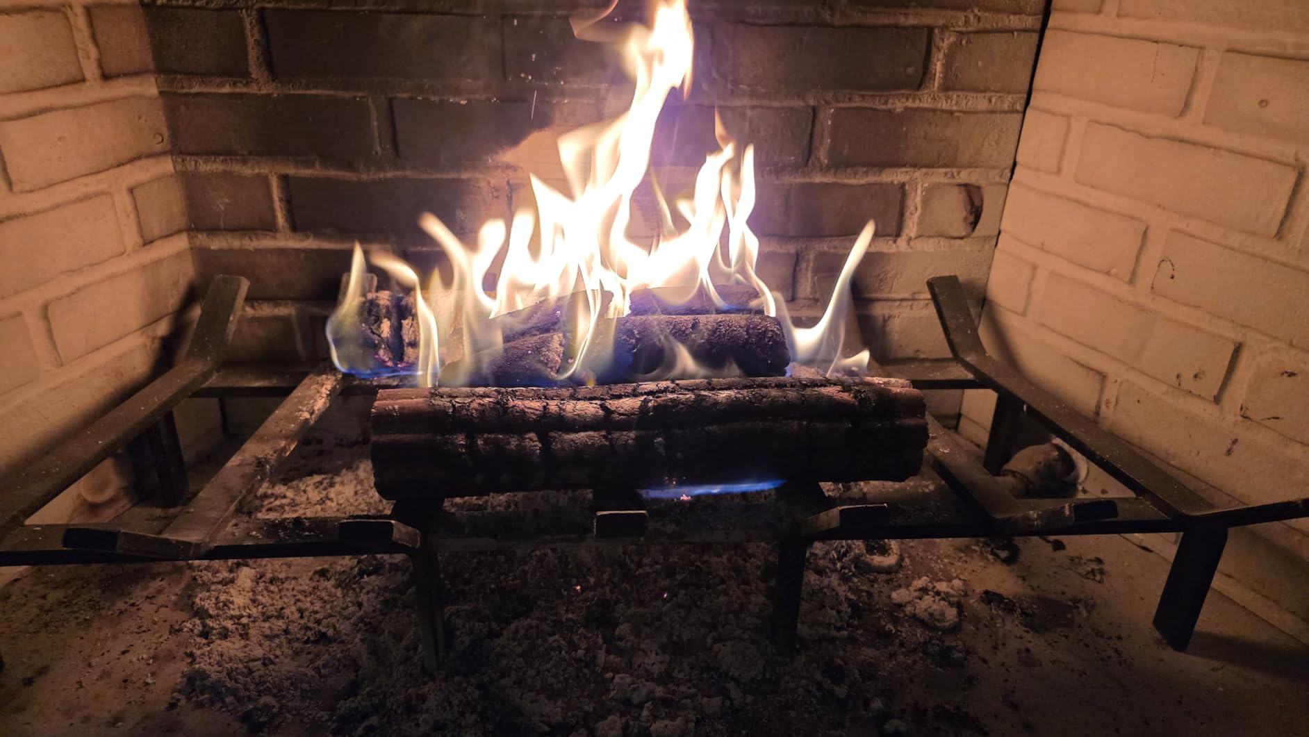 SteelFreak Heavy Duty Steel Fireplace Grate - Made in the USA (36 Inch) customer photo 1