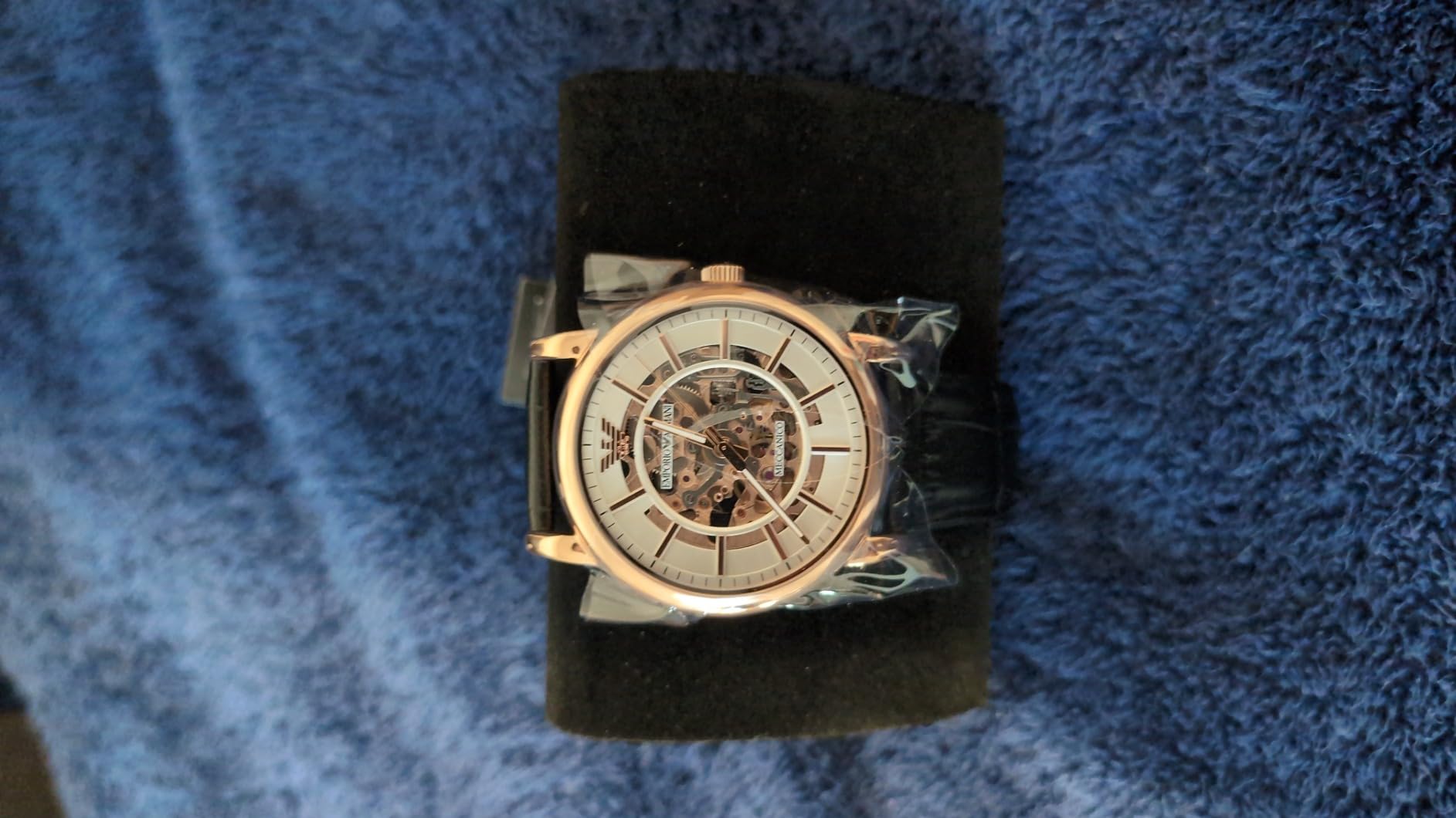 Emporio Armani Men's Three Hand, Automatic or Chronograph Watch with Stainless Steel or Leather Band customer photo 2
