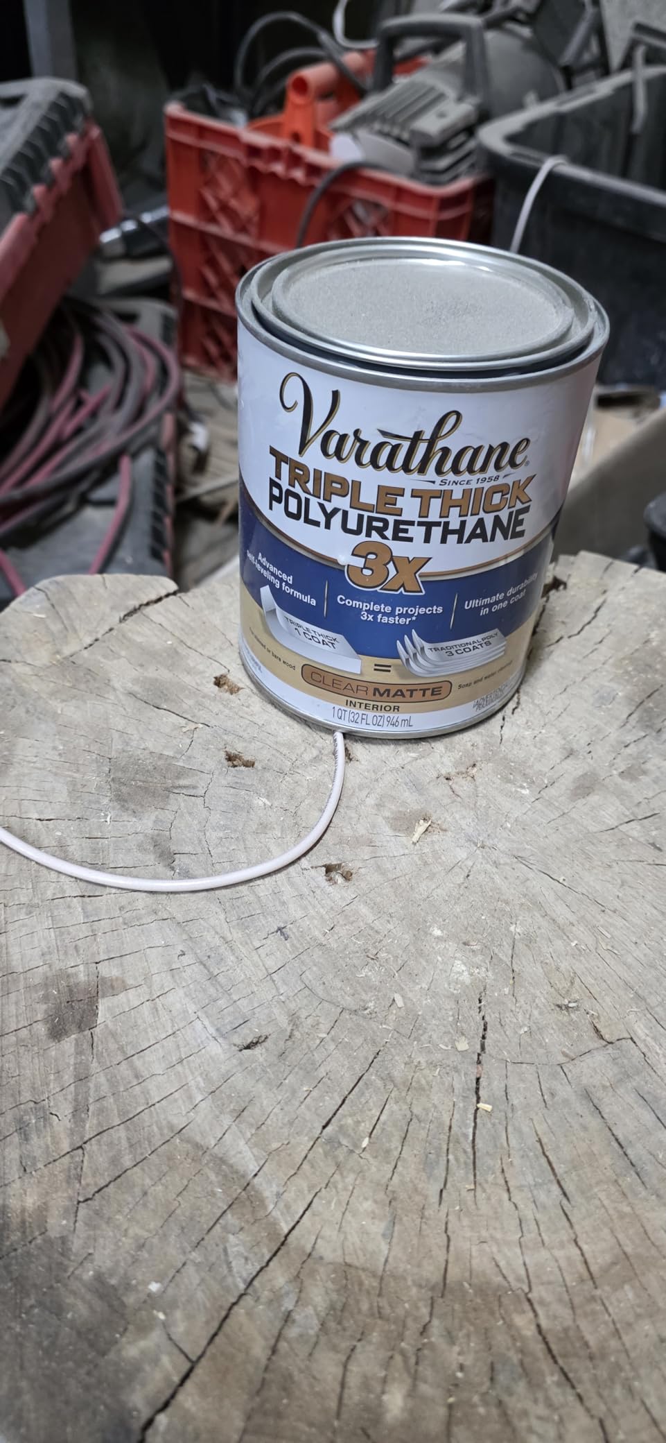 Varathane Triple Thick Polyurethane Matte Wood Finish Spray, 11.25 Oz customer photo 1