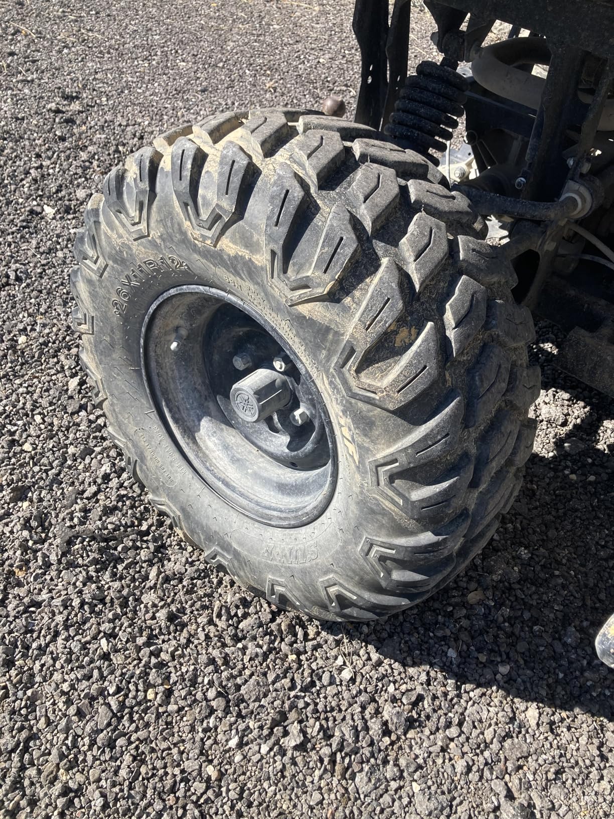 Set of 4 SunF A043 XC Racing ATV UTV Radial Sport Tires 27x9R12 Front & 27x11R12 Rear, 6PR customer photo 2