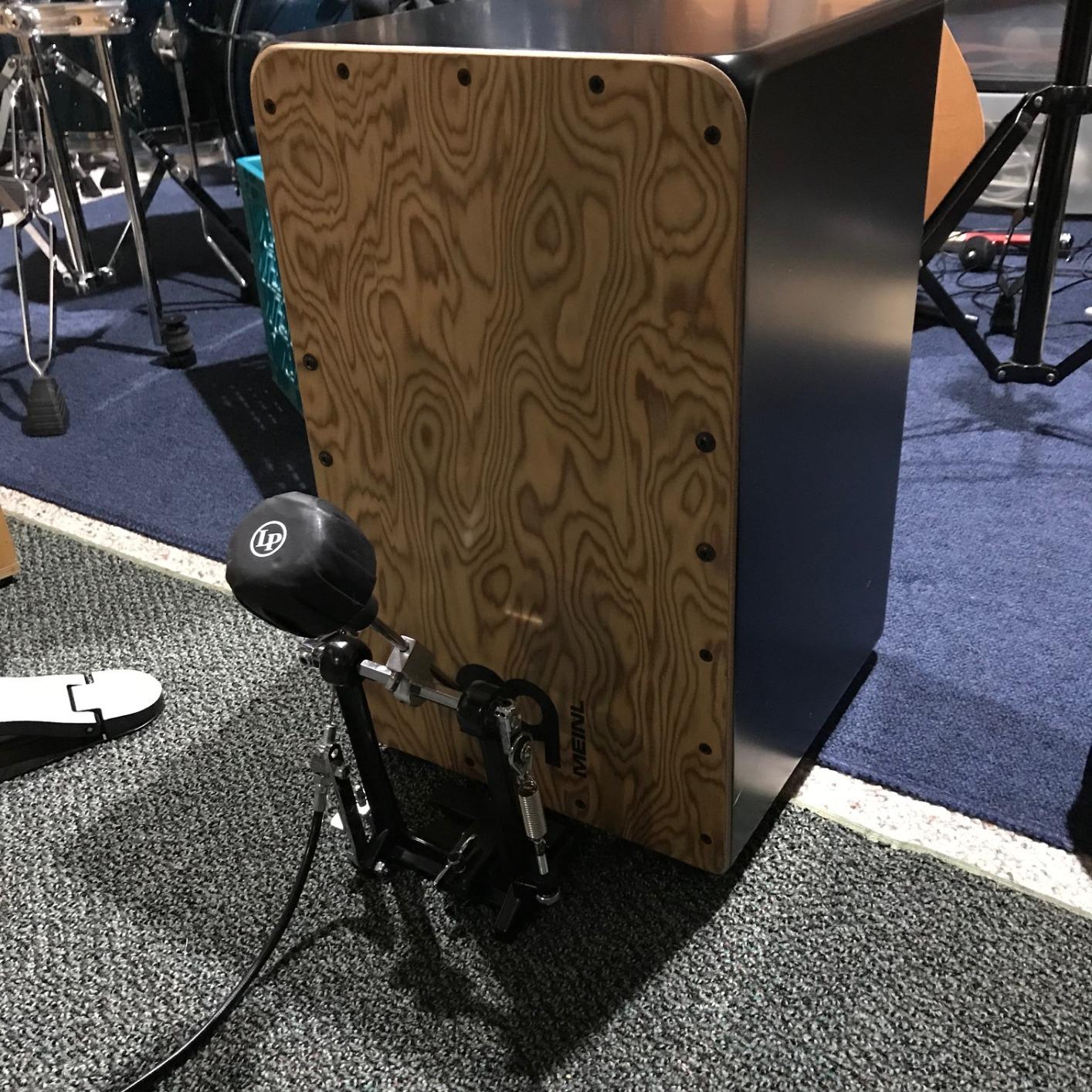 Meinl Pickup Cajon Box Drum with Internal Strings for Snare Effect - Makah Burl Frontplate / Baltic Birch Body, Woodcraft Professional, 2-YEAR WARRANTY (PWCP100MB) customer photo 1