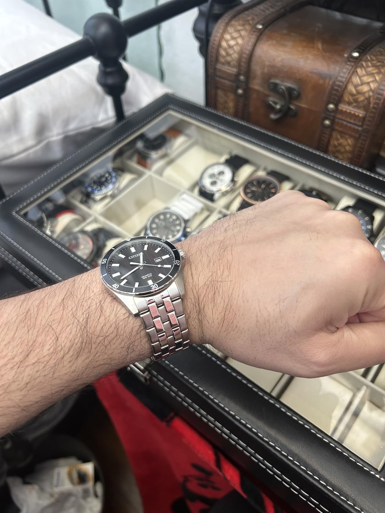 Citizen Quartz Mens Watch, Stainless Steel, Classic customer photo 2