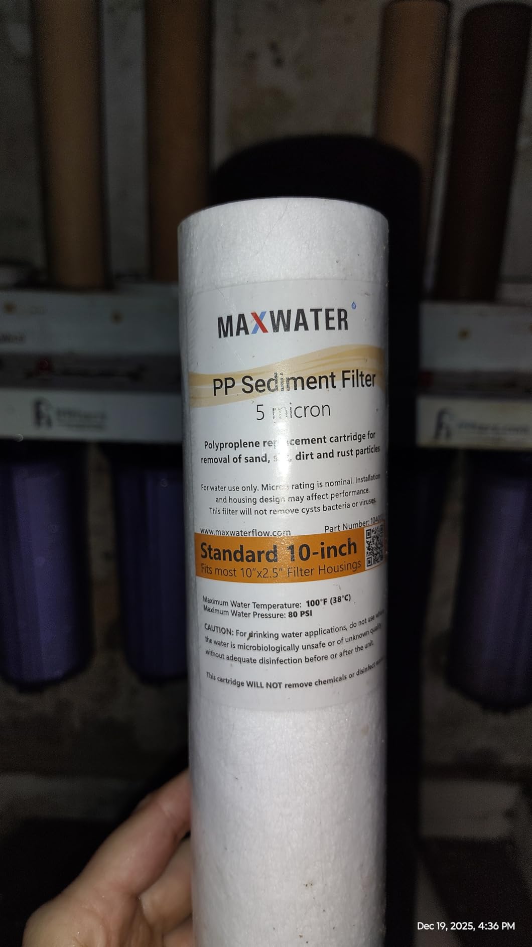 iFilters MWH-D20-WELL Dual-Stage 4.5