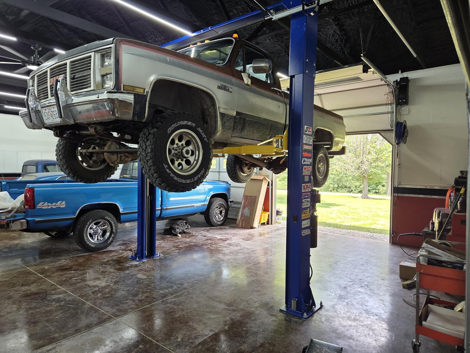 HW-10KOH-A 10000LB Two Post Overhead Clear Floor Car Lift/Industry Leading 3 Year Warranty customer photo 1