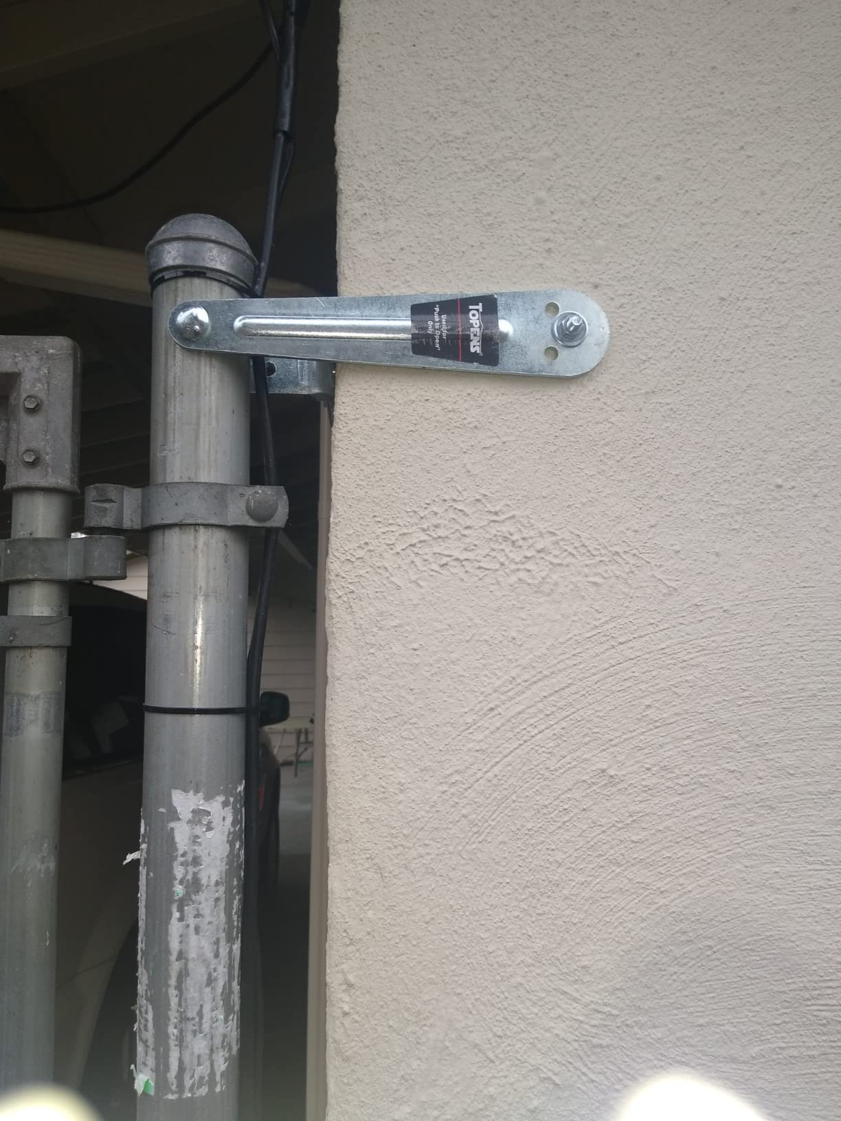 TOPENS PW502 Automatic Gate Opener for Medium Duty Dual Swing Gates Up to 16ft per Arm, Dual Swing Gate Operator AC Powered with Remote Control Kit Gate Motor Solar Compatible customer photo 2