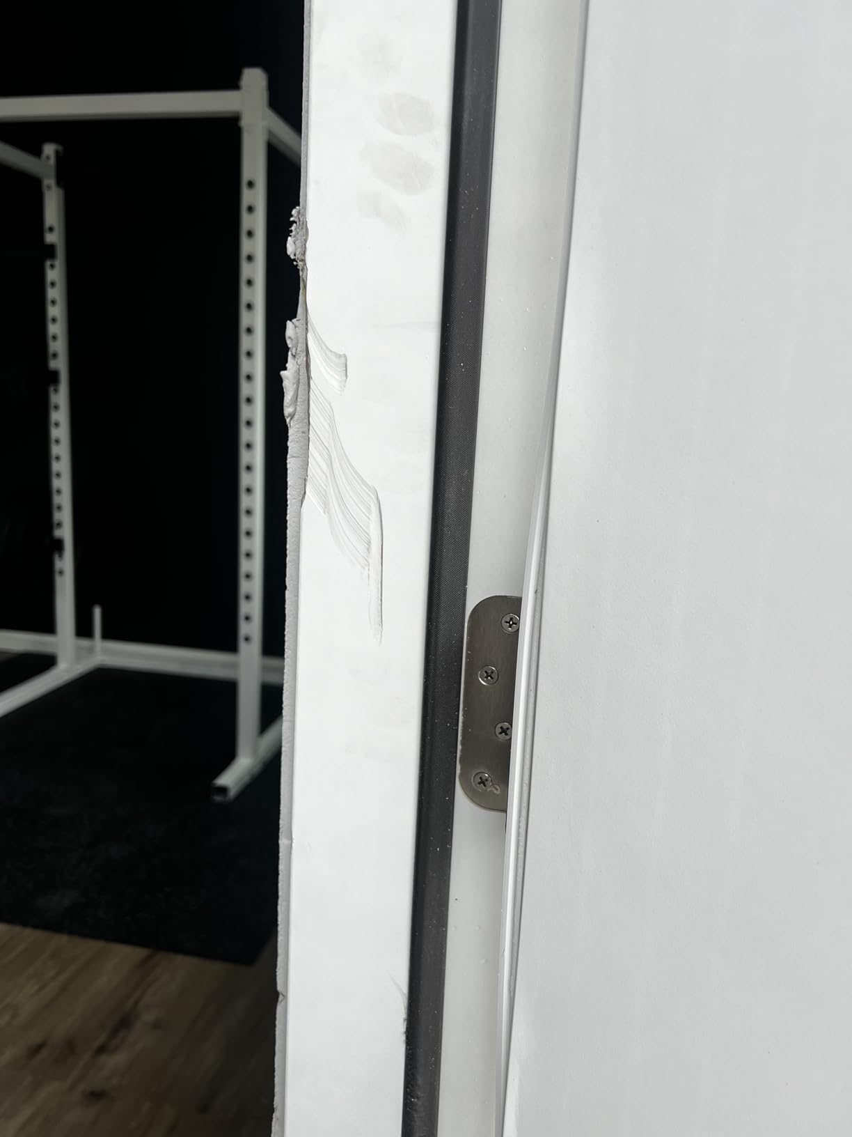 National Door Company ZZ364690L Fiberglass, Primed, Left Hand Outswing, Prehung Door, 1/2 Lite 2-Panel, Clear Glass with Venting Screen, 32