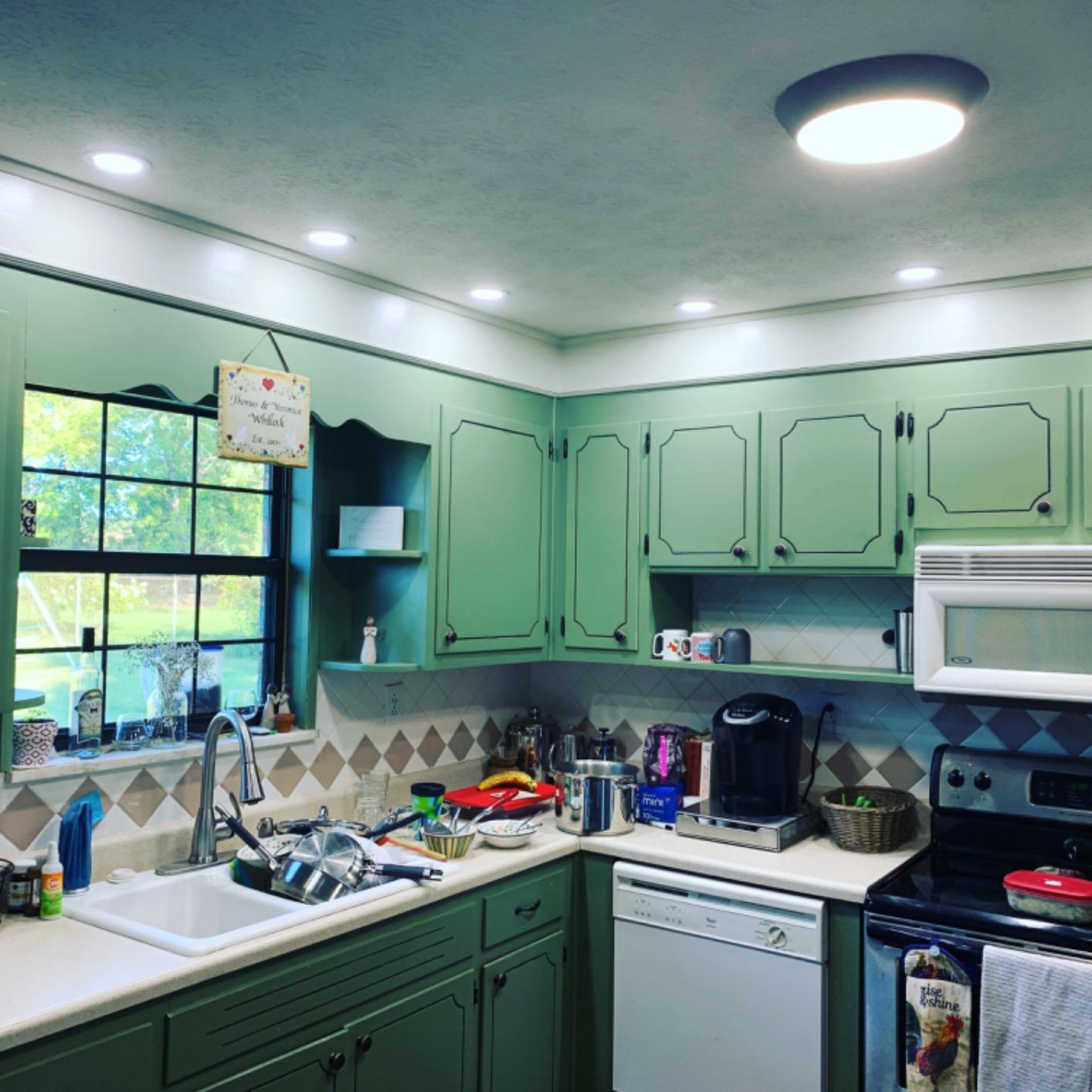 TORCHSTAR 8-Pack 5CCT 4 Inch Slim LED Recessed Lights, Anti-Glare, Aluminum | 7W 580LM, CRI90 Dimmable Ceiling Downlight with J Box, Air Tight, IC Rated, 2700K3000K3500K4000K5000K, ETL, Energy Star customer photo 1