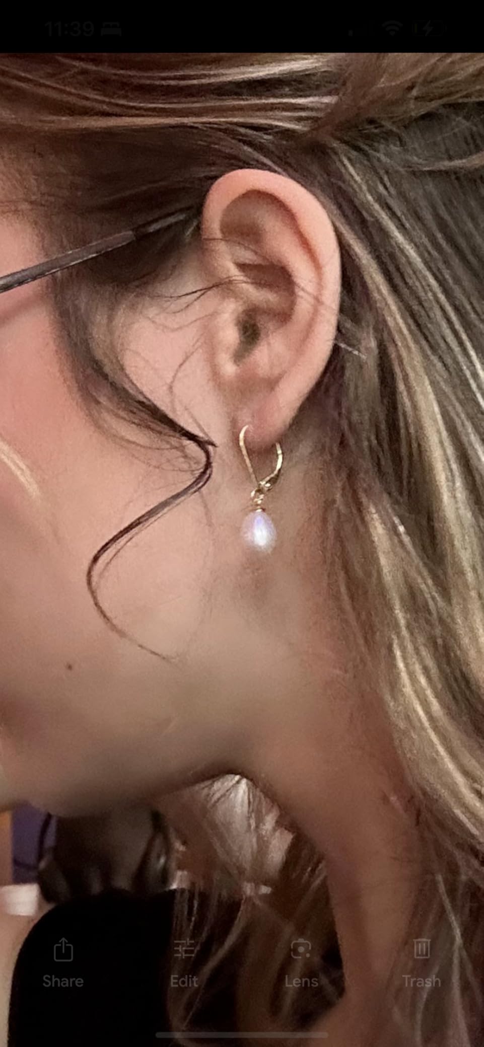PAVOI Handpicked AAA+ Quality Freshwater Cultured Pearl Earrings Leverback Dangle Stud Pearl Earrings customer photo 2