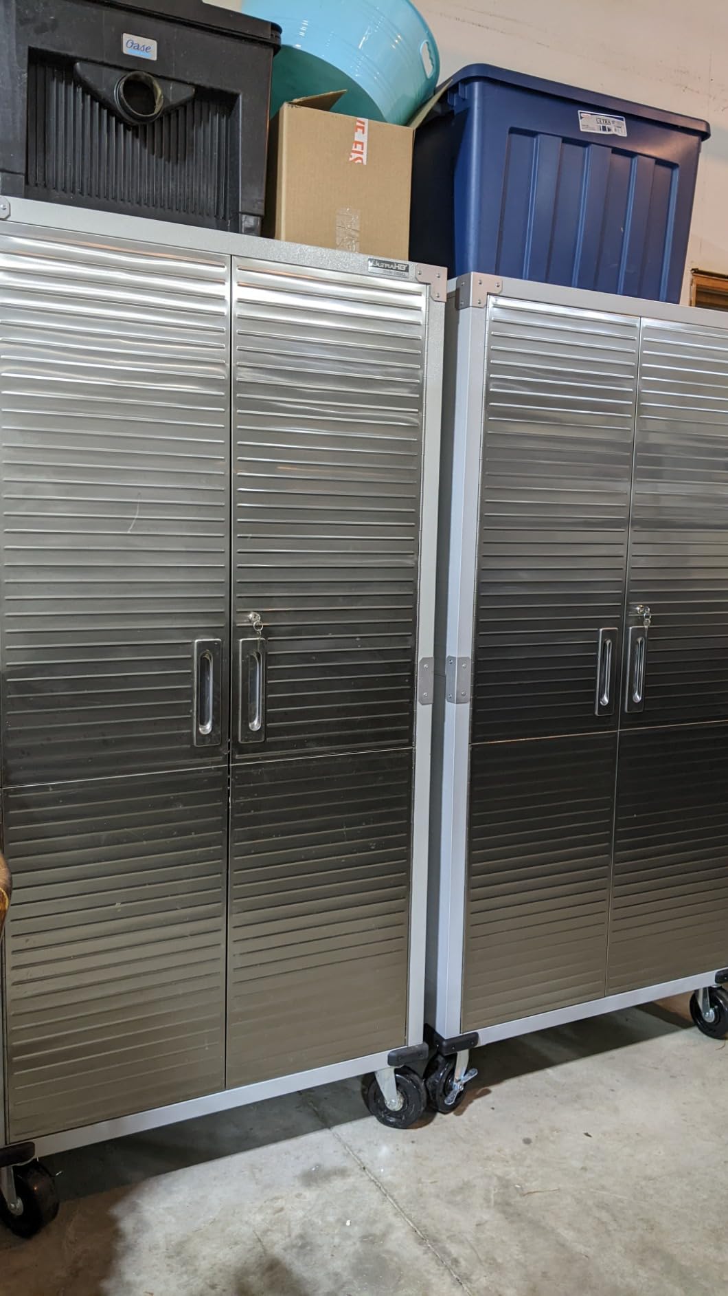 UltraHD Tall Storage Cabinet - Stainless Steel 2 Pack customer photo 2