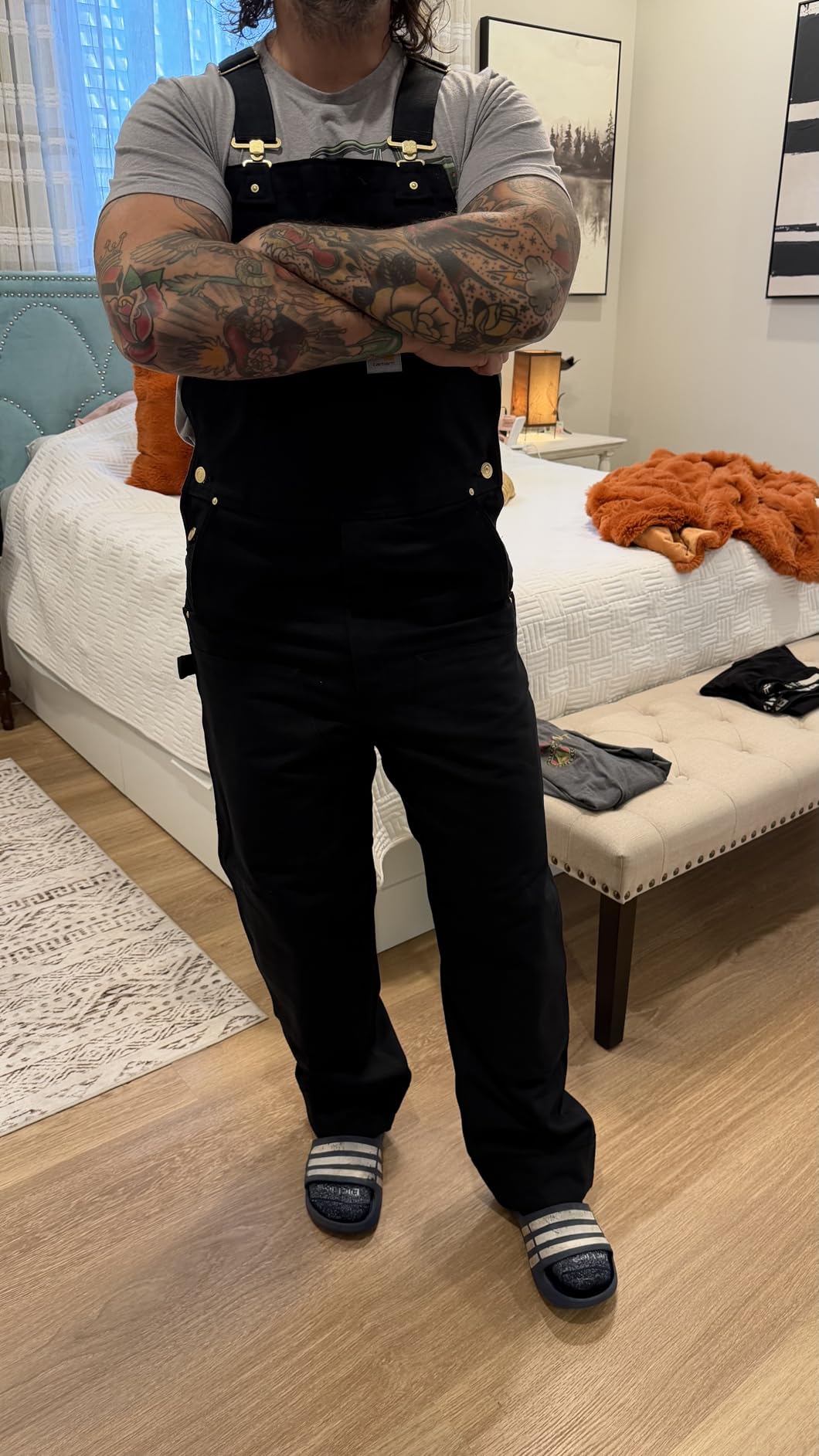 Carhartt Men's Iconic R01 Duck Bib Overall customer photo 1