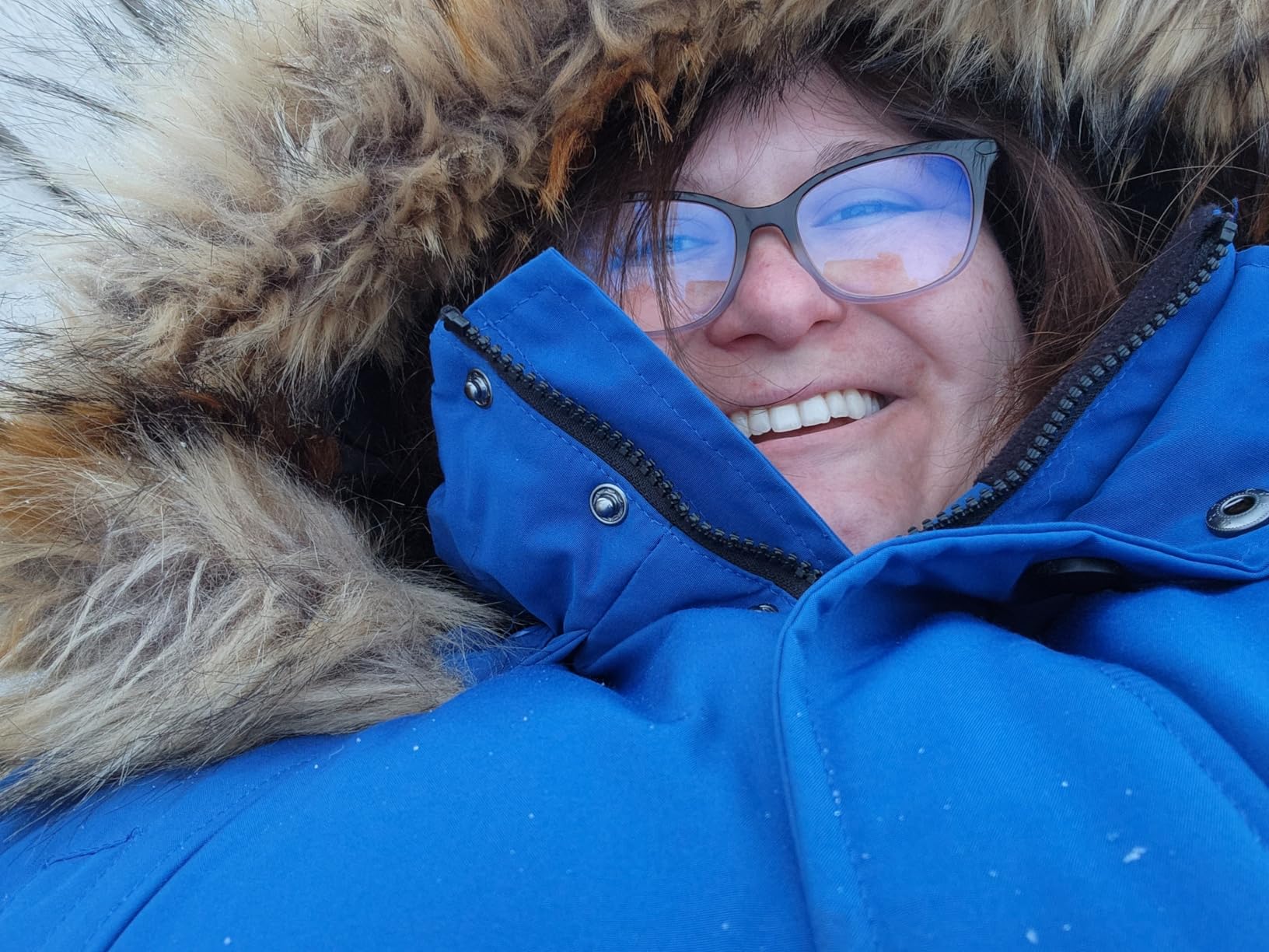 ALPINE NORTH Glacier Women's Vegan Down Winter Coat with Faux Fur Hood - Parka Jacket for Women customer photo 1
