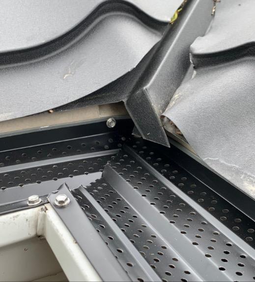 FlowGuard USA Made Professional DIY 5 Inch High Clearance 50-Year Gutter Cover System - White - Aluminum Gutter Guards - 102 Feet - by FlexxPoint customer photo 2