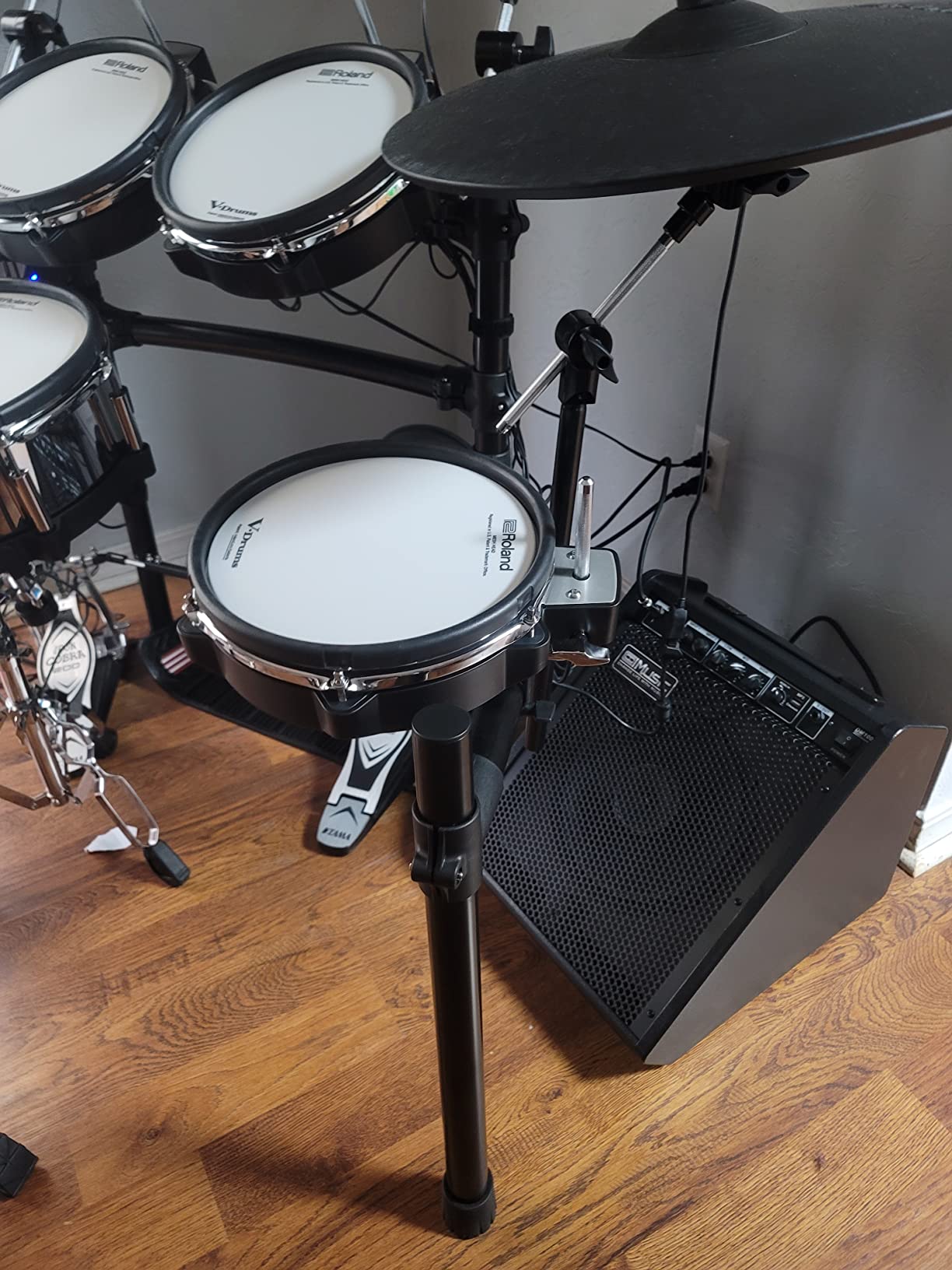 Vangoa Electric Drum Amp 65W Professional Wireless Electronic Amplifier for Drum Set Speaker 3-Band EQ USB Personal Monitor Keyboard Speaker customer photo 2