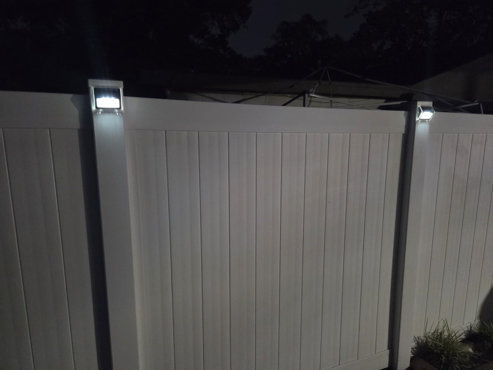 JSOT Solar Lights Perfect for Deck, Fence, Stair, Step Decor-Warm White-8P | Stainless Steel, Waterproof, Solar Powered, Garden, Patio, Deck Rail customer photo 2