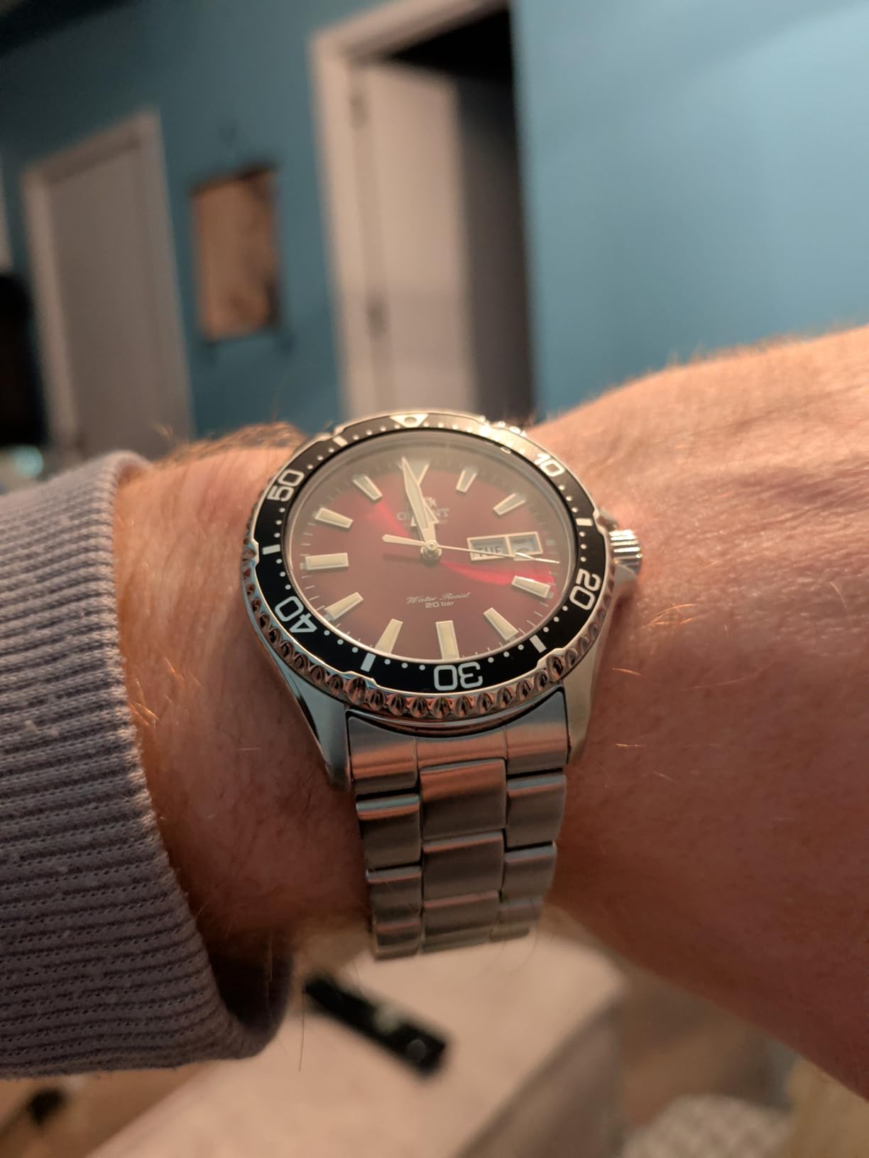 Orient Kamasu Men's Automatic Diver Style Wrist Watch RA-AA0003R39B customer photo 1