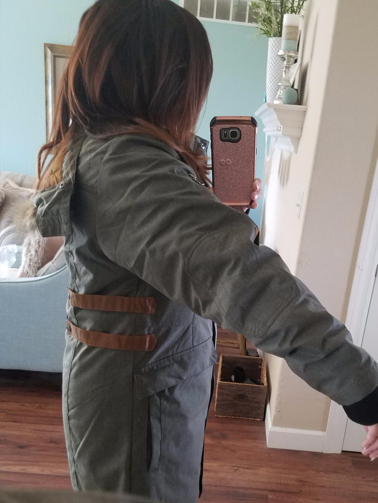 Womens Coat with Hood Warm Insulated Parka customer photo 1