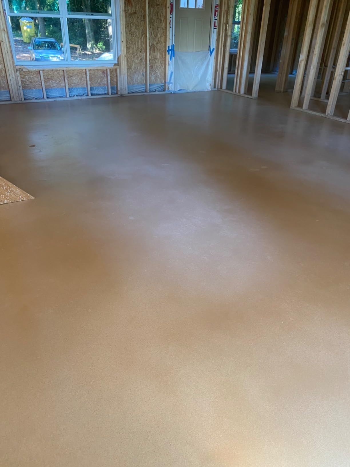TuffCrete Waterborne Acrylic Concrete Stain Paint, Desert Sand, 1 Gallon customer photo 1