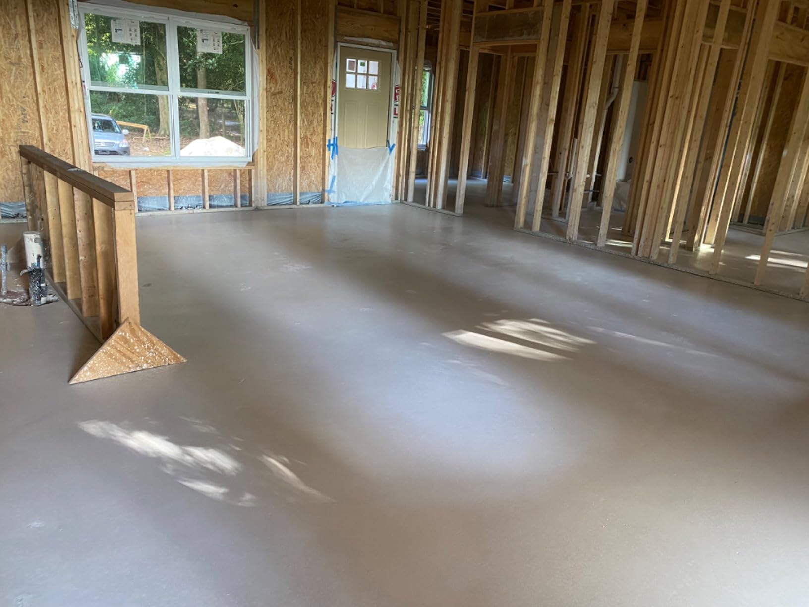 TuffCrete Waterborne Acrylic Concrete Stain Paint, Desert Sand, 1 Gallon customer photo 2