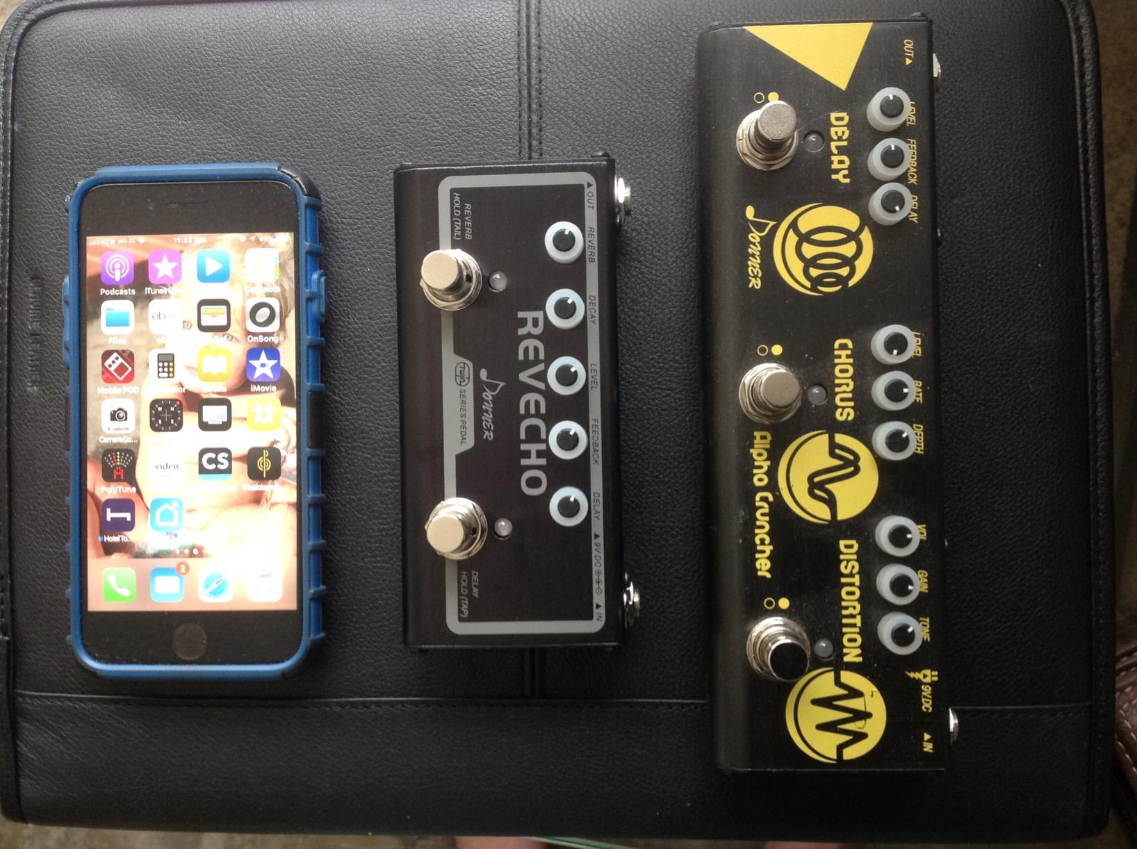 Donner Tap Delay Guitar Effect Pedal, 3 Delay Modes Digital Reverse Analogue with Tap Tempo Control customer photo 1