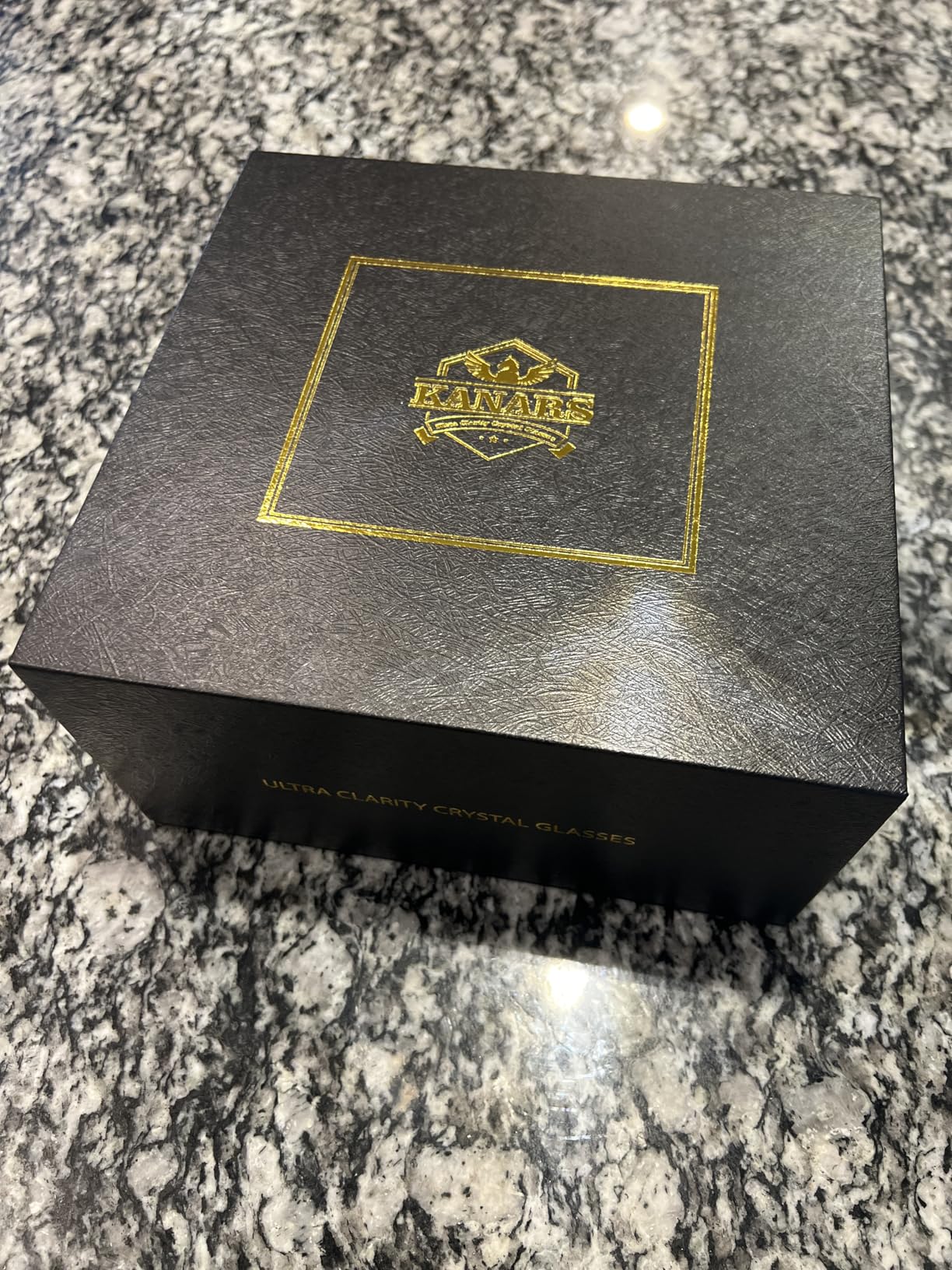 KANARS Old Fashioned Whiskey Glasses with Luxury Box - 10 Oz Rocks Barware For Scotch, Bourbon, Liquor and Cocktail Drinks - Set of 4 - Men Gift customer photo 2