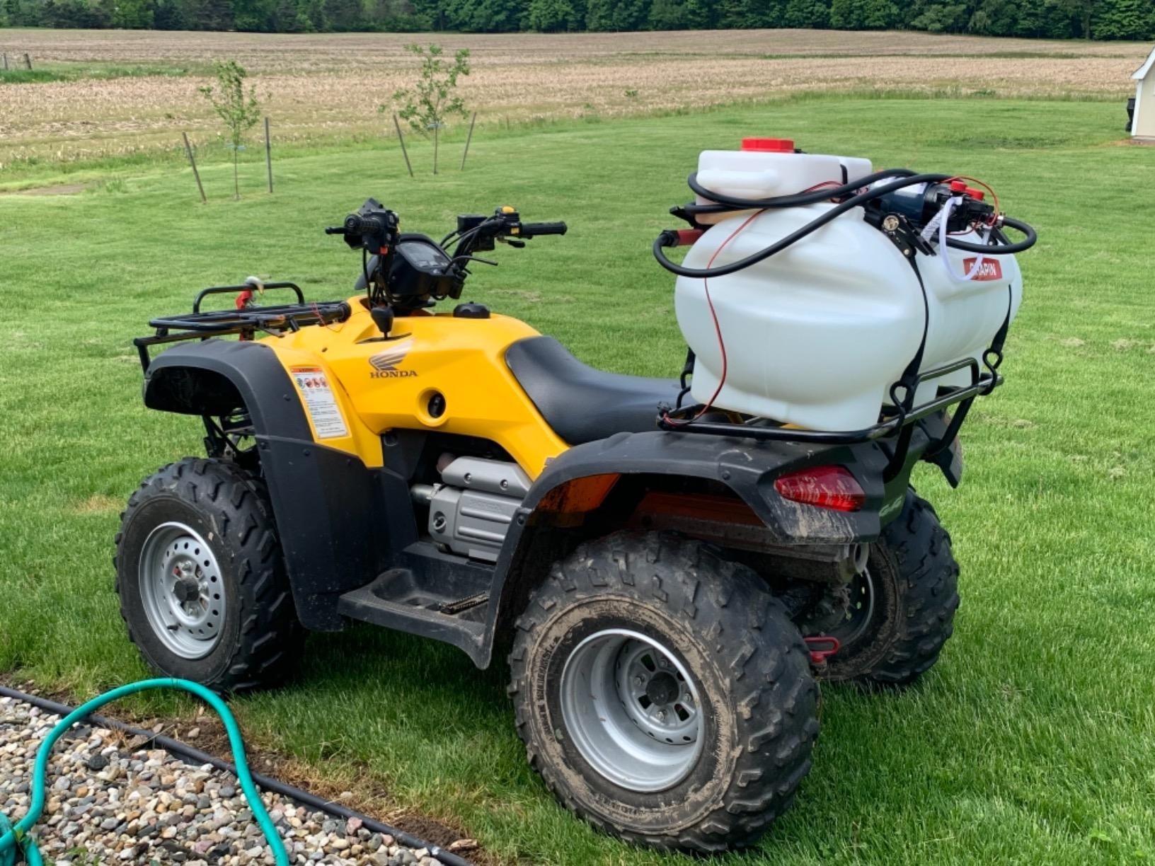 Chapin 97561 Made in The USA 25 Gallon Mixes on Exit 12V, 2.5 GPM Pump ATV/UTV Spot Sprayer with Separate Water Tank Than Concentration Tank to Mix on Demand, Translucent White customer photo 2