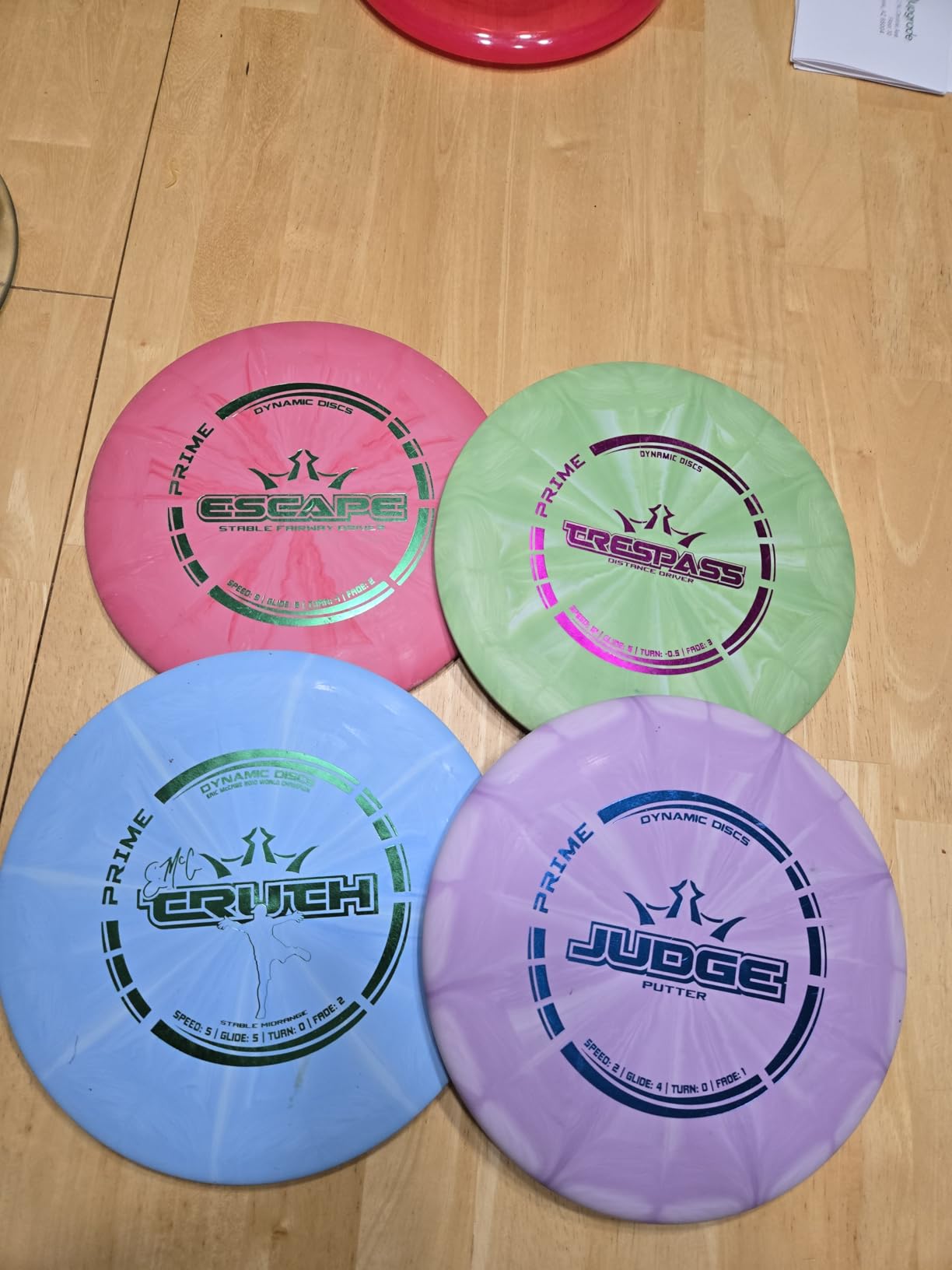 Dynamic Discs Prime Burst 4-Disc Golf Starter Set | Includes Putter, Midrange, Fairway & Driver + Mini Marker | Golf Discs Set for Beginners | 170-176g customer photo 2