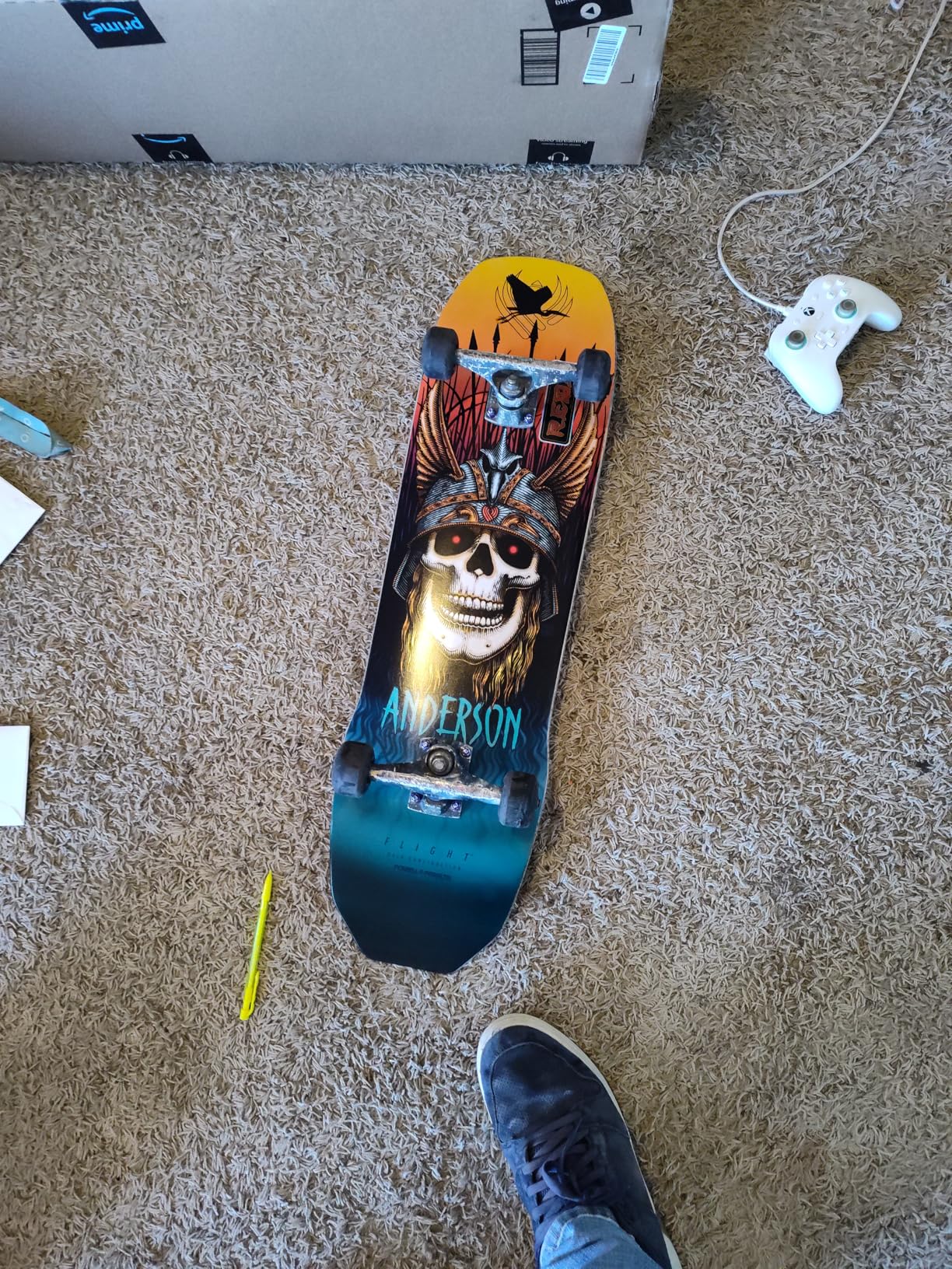 Powell Peralta Andy Anderson Heron Flight Skateboard Deck customer photo 2