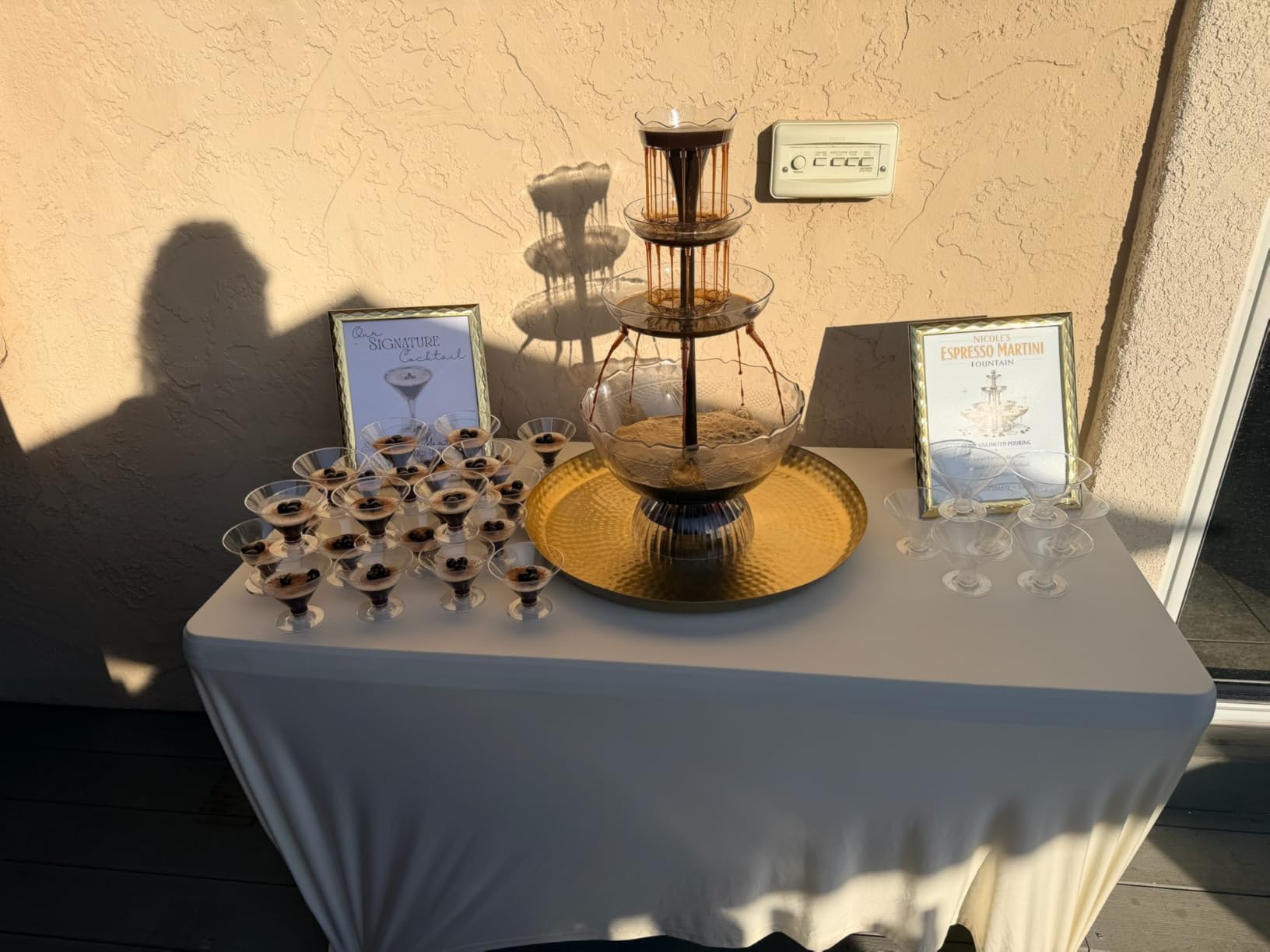 Nostalgia 3-Tier Party Fountain, Holds 1.5 Gallons, LED Lighted Base, Includes 8 Reusable Cups, 1.5 Gallon, Clear customer photo 1