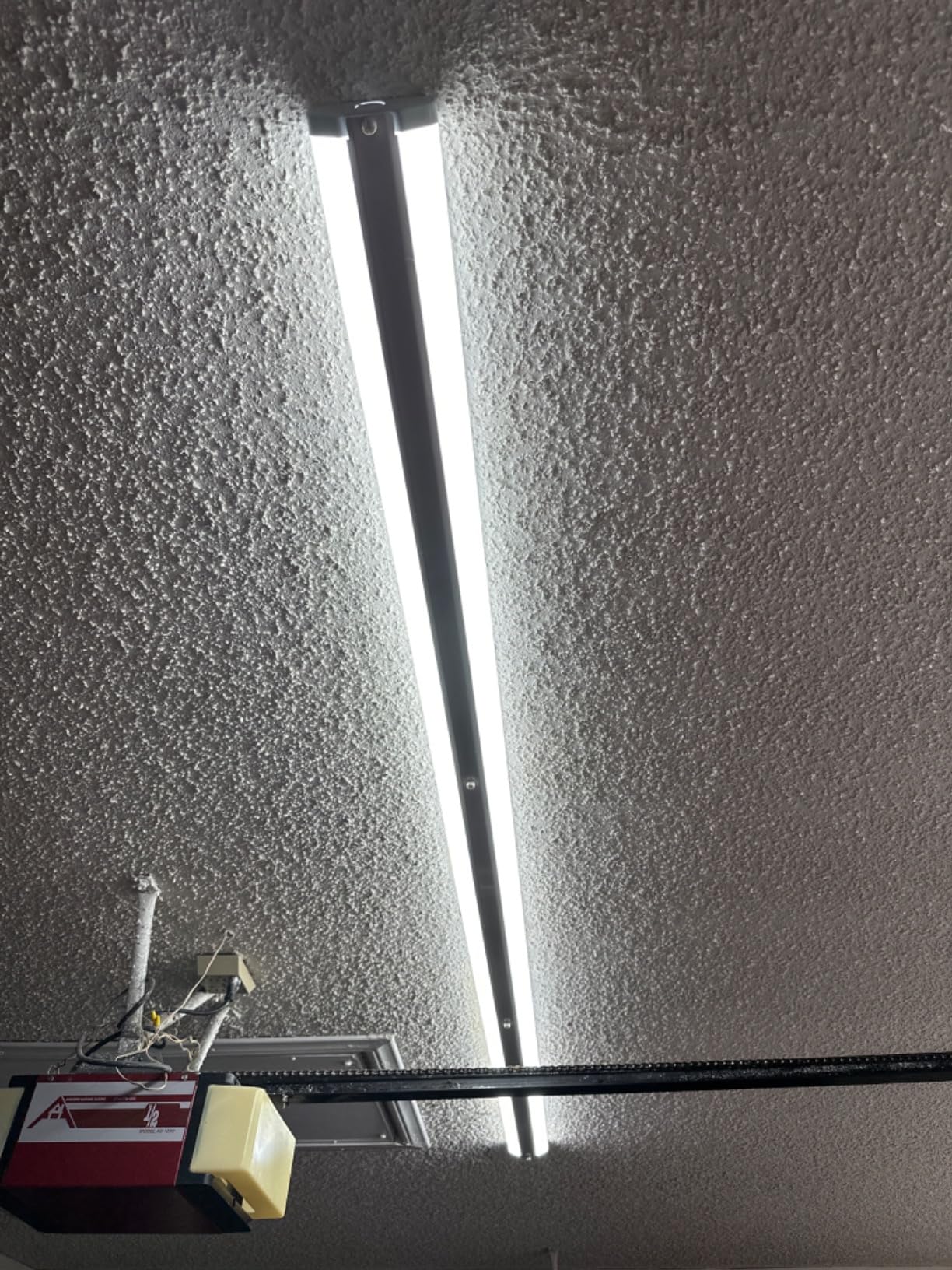 ANTLUX 110W 8FT LED Wraparound Ultra Slim Strip Lights, 12600LM, 5000K, 8 Foot LED Garage Shop Lights, Flush Mount Warehouse Office Ceiling Lighting Fixture, Fluorescent Tube Replacement, 2 Pack customer photo 1