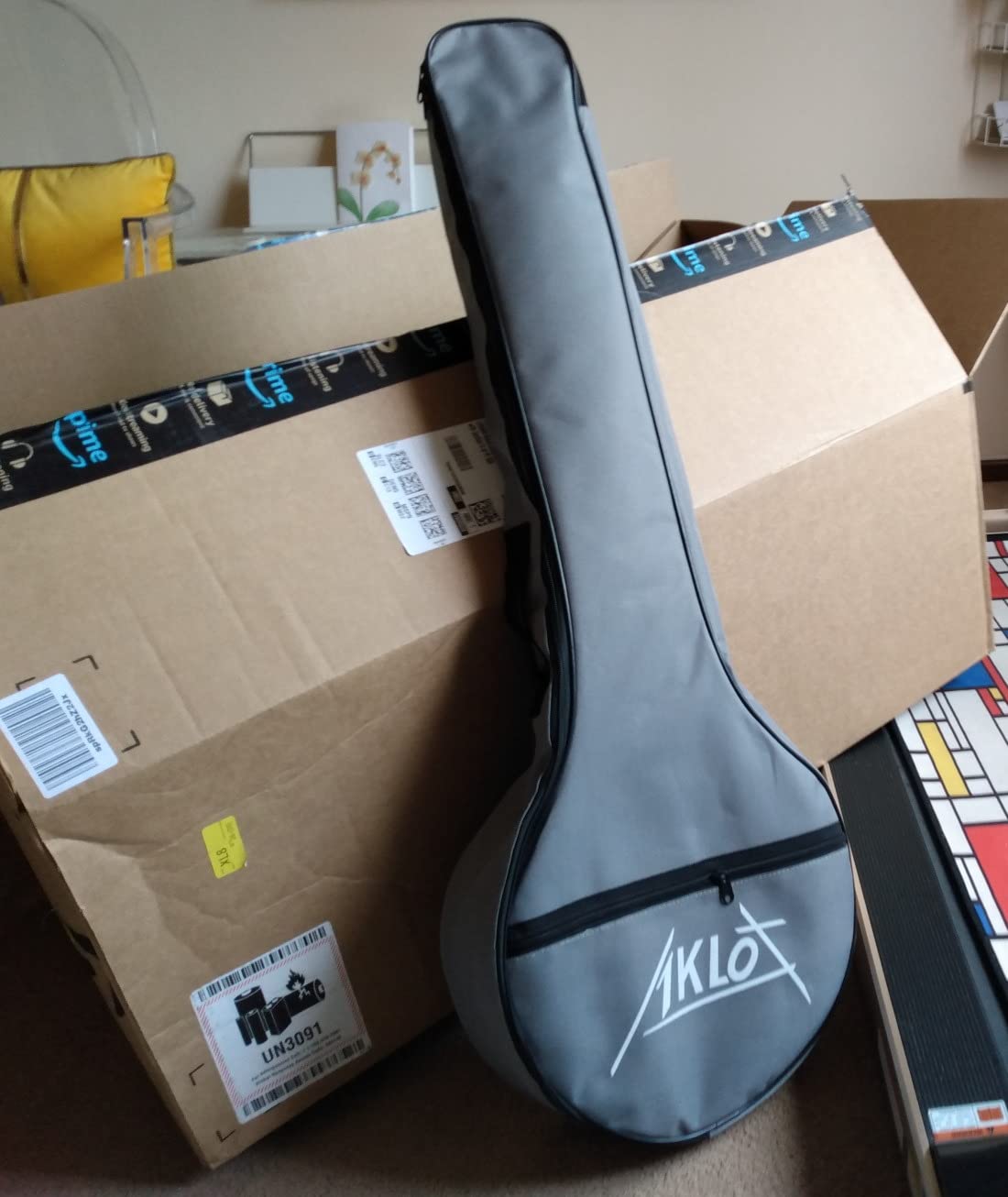 Banjo Ukulele, AKLOT Concert 23 inch Remo Drumhead Open Back Maple Body 15:1 Advanced Tuner with Two Way Truss Rod Gig Bag Tuner String Strap Picks customer photo 2