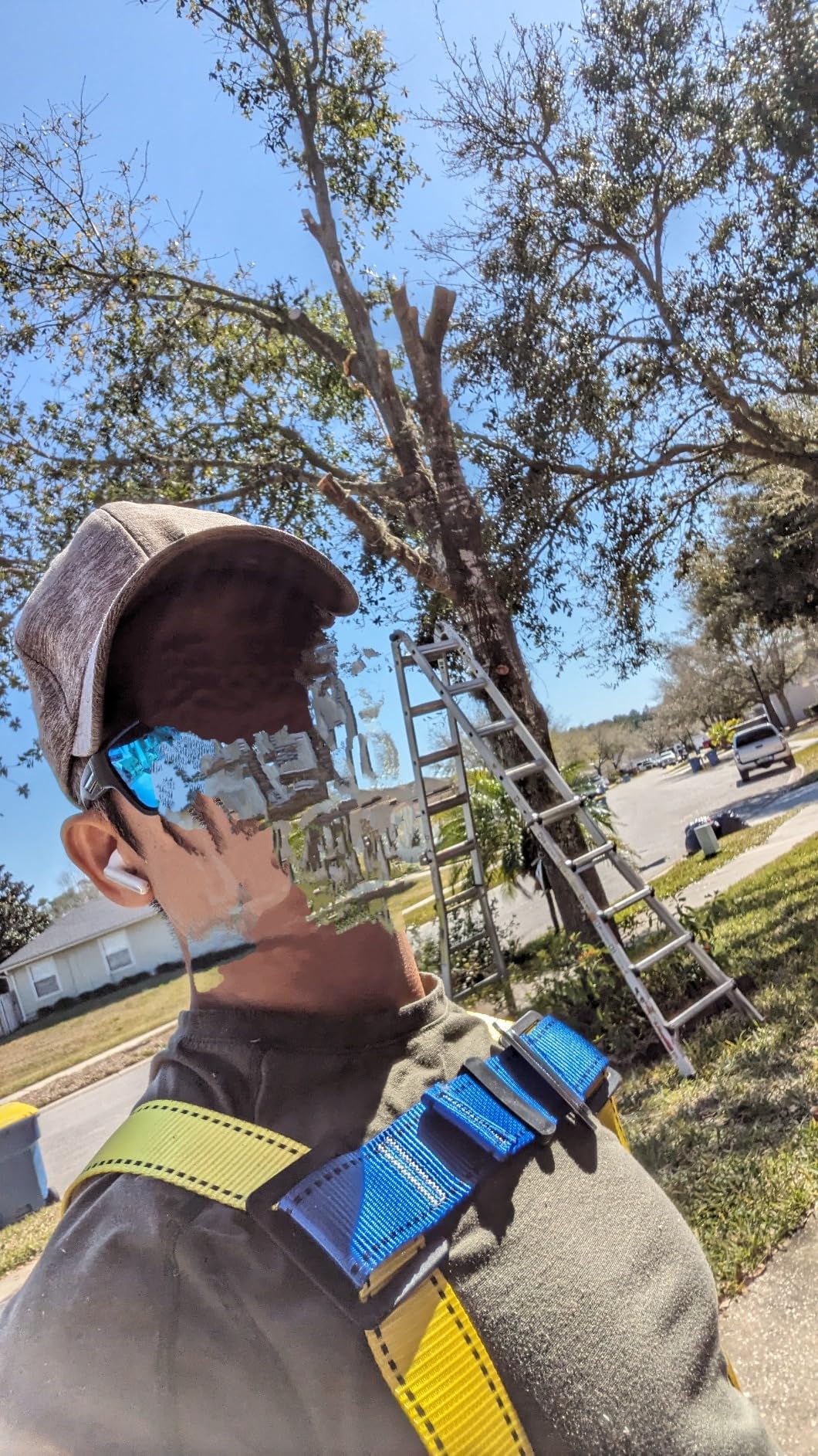 Fall Protection Safety Harness OSHA/ANSI Compliant,internal Shock Absorbing landyard&Hook customer photo 1