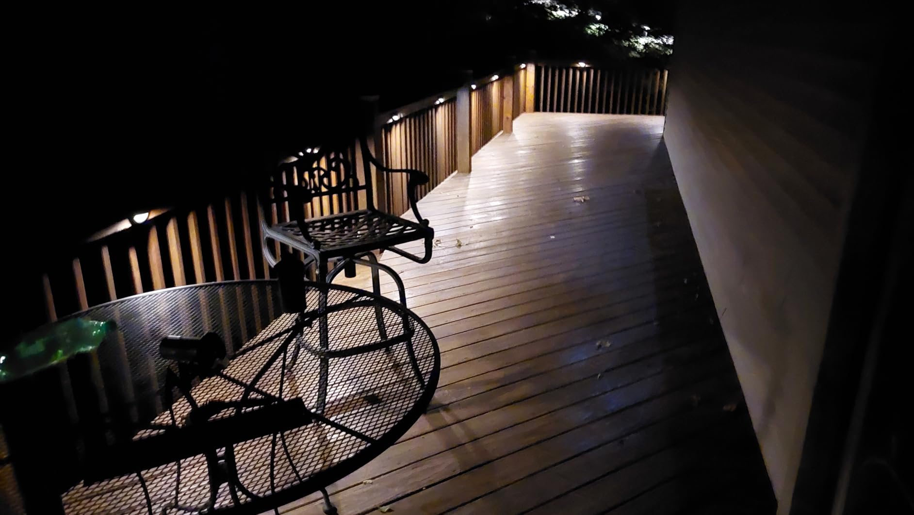 6-Pack Outdoor Low Voltage LED Deck Post Lights, UL-Listed, Black | Landscape Lighting, Stair Riser Step Fence Light for Yard, 2W, 9-15V AC/DC, Waterproof IP65, 2700K, Cut Off Design customer photo 2