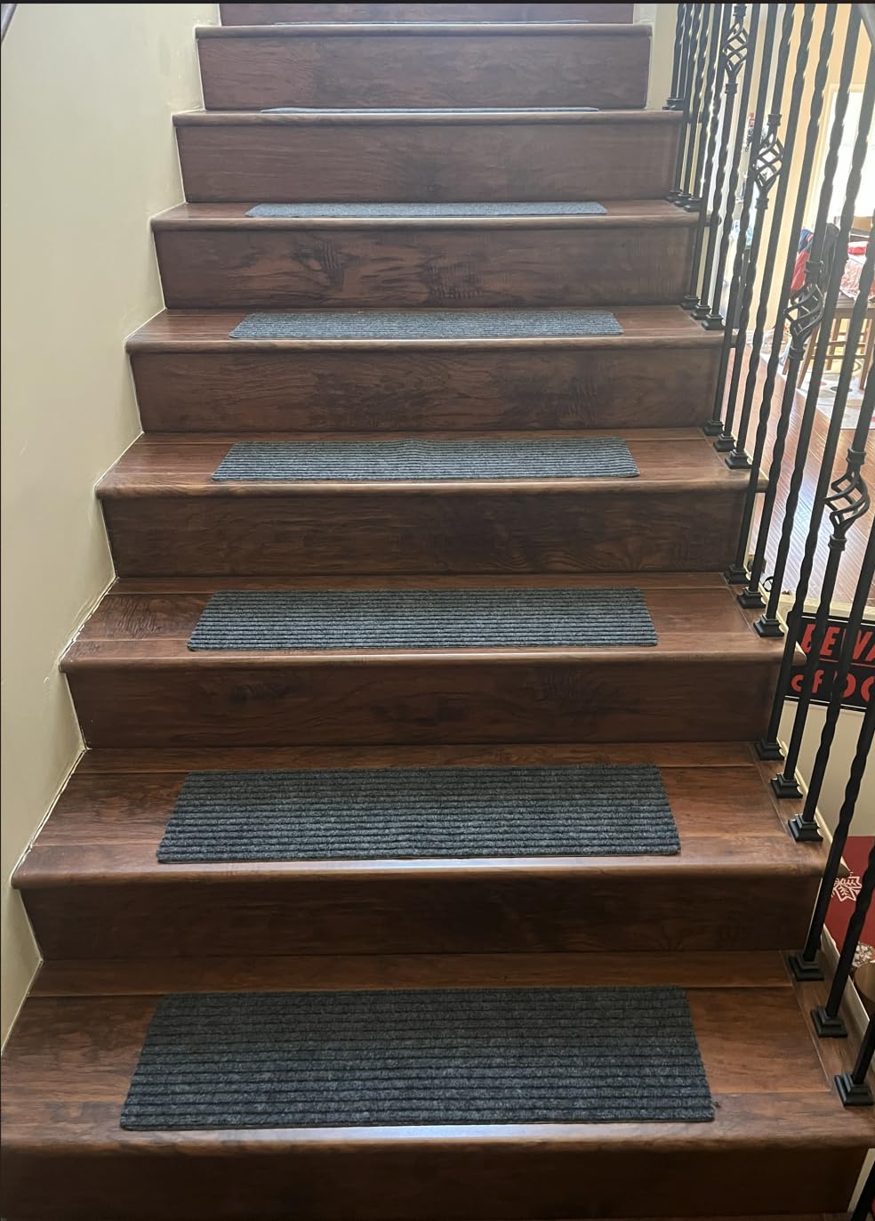 MBIGM Carpet Stair Treads for Wooden Steps, 15 Pack, 8