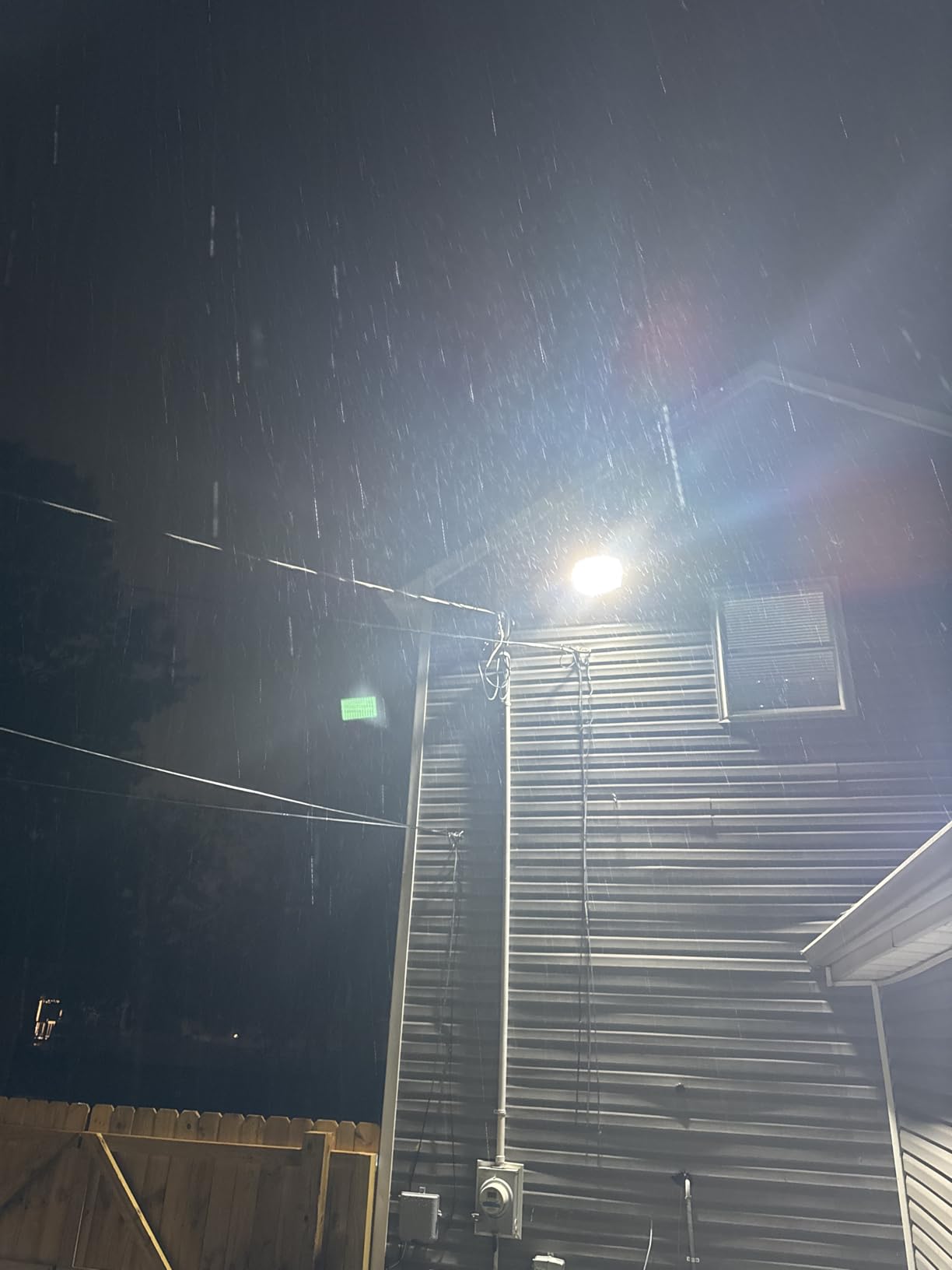 200W LED Flood Lights Outdoor, 18000LM Bright Security Light, IP66 Waterproof Outdoor LED Lights, 6500K Daylight White Floodlight for Garage, Yard, Garden, Stadium, Playground, Arena (2 Pack) customer photo 2