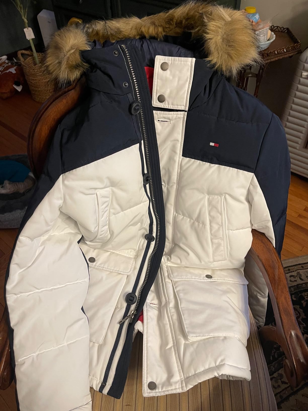 Tommy Hilfiger Mens Quilted Snorkel Parka Coat customer photo 1