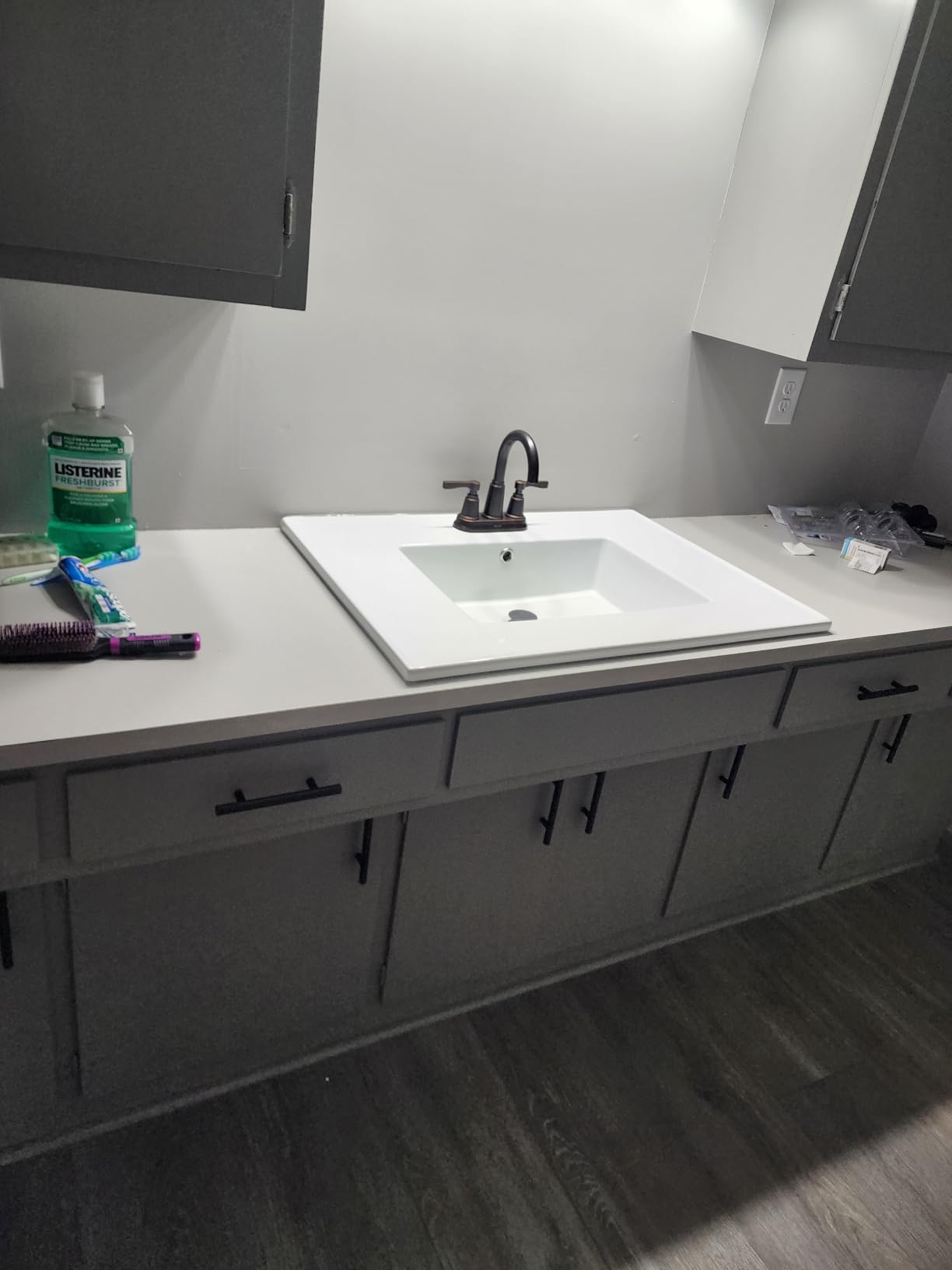 Swiss Madison Well Made Forever SM-VT328-3 Voltaire Vanity Top Sink, with 3